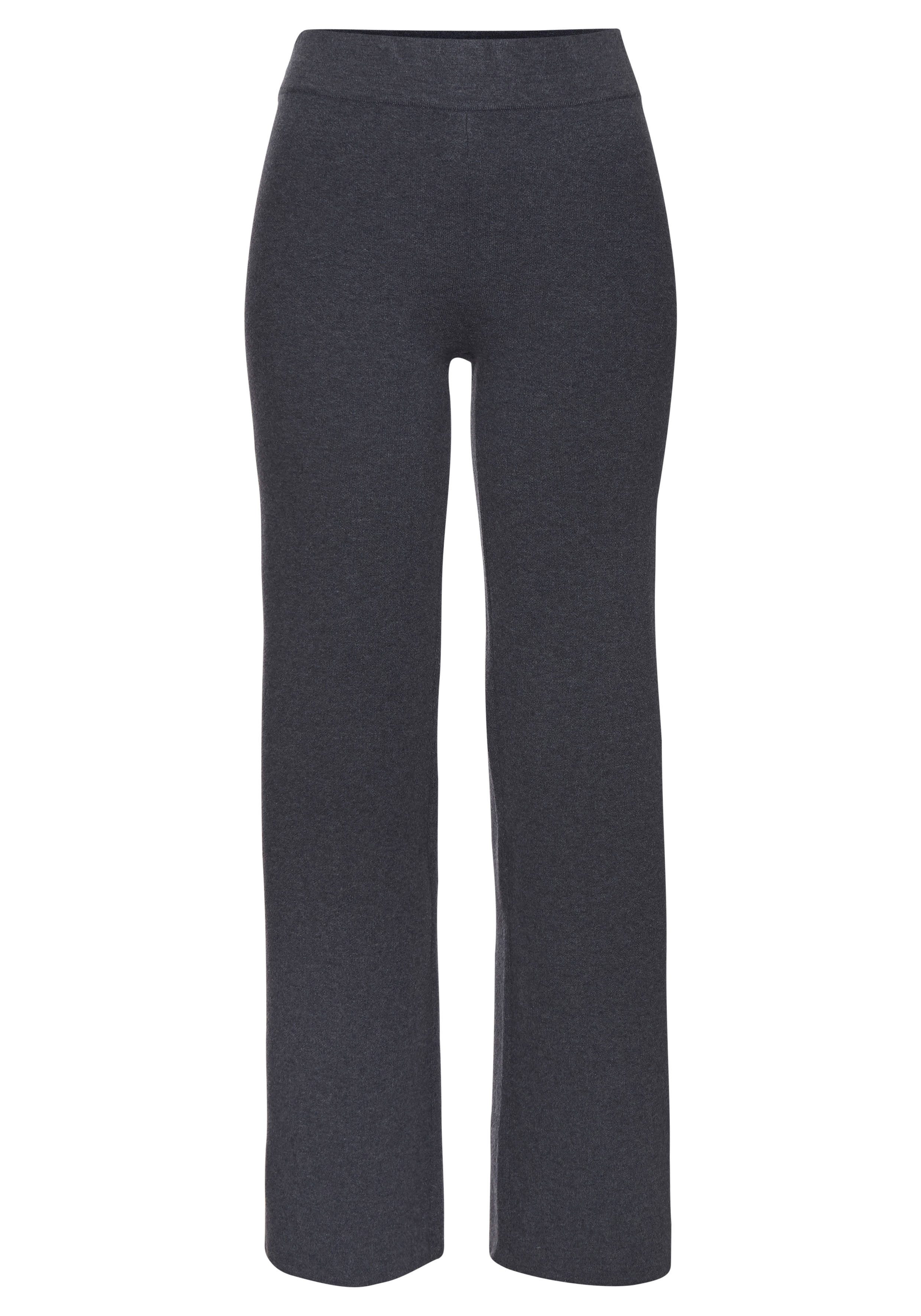 Elbsand Tricotbroek van hoogwaardige brei lounge broeken maat 36/38 blauw