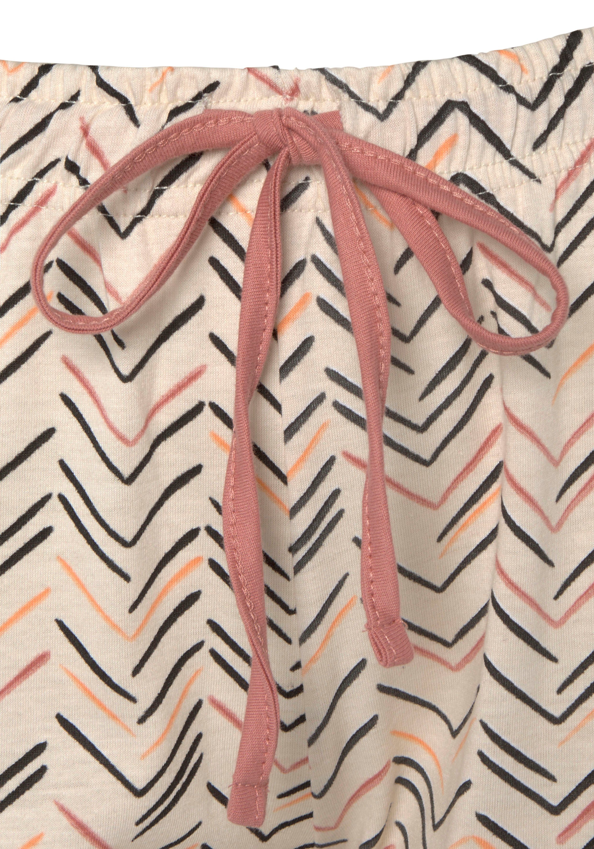 Vivance Dreams Pyjama met schilderachtig visgraatpatroon (2-delig)