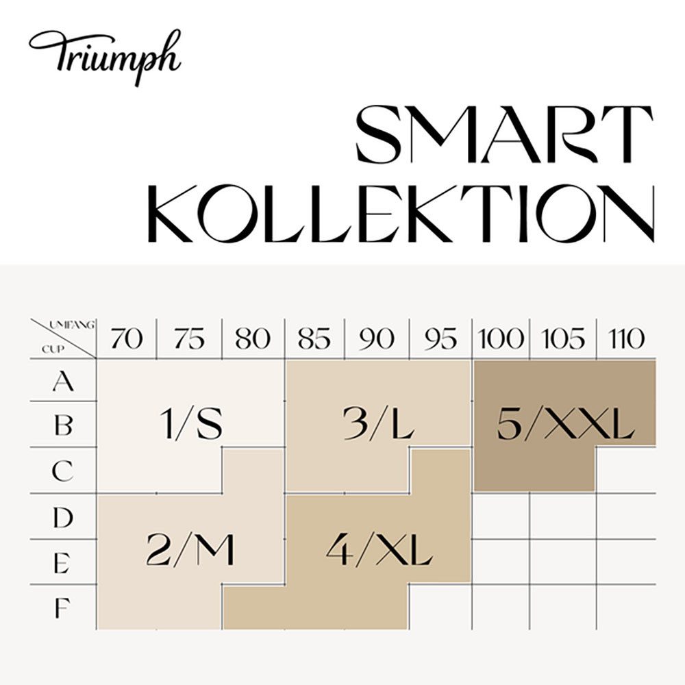 Triumph Beugelloze-bh Fit Smart P EX met stretch-kant