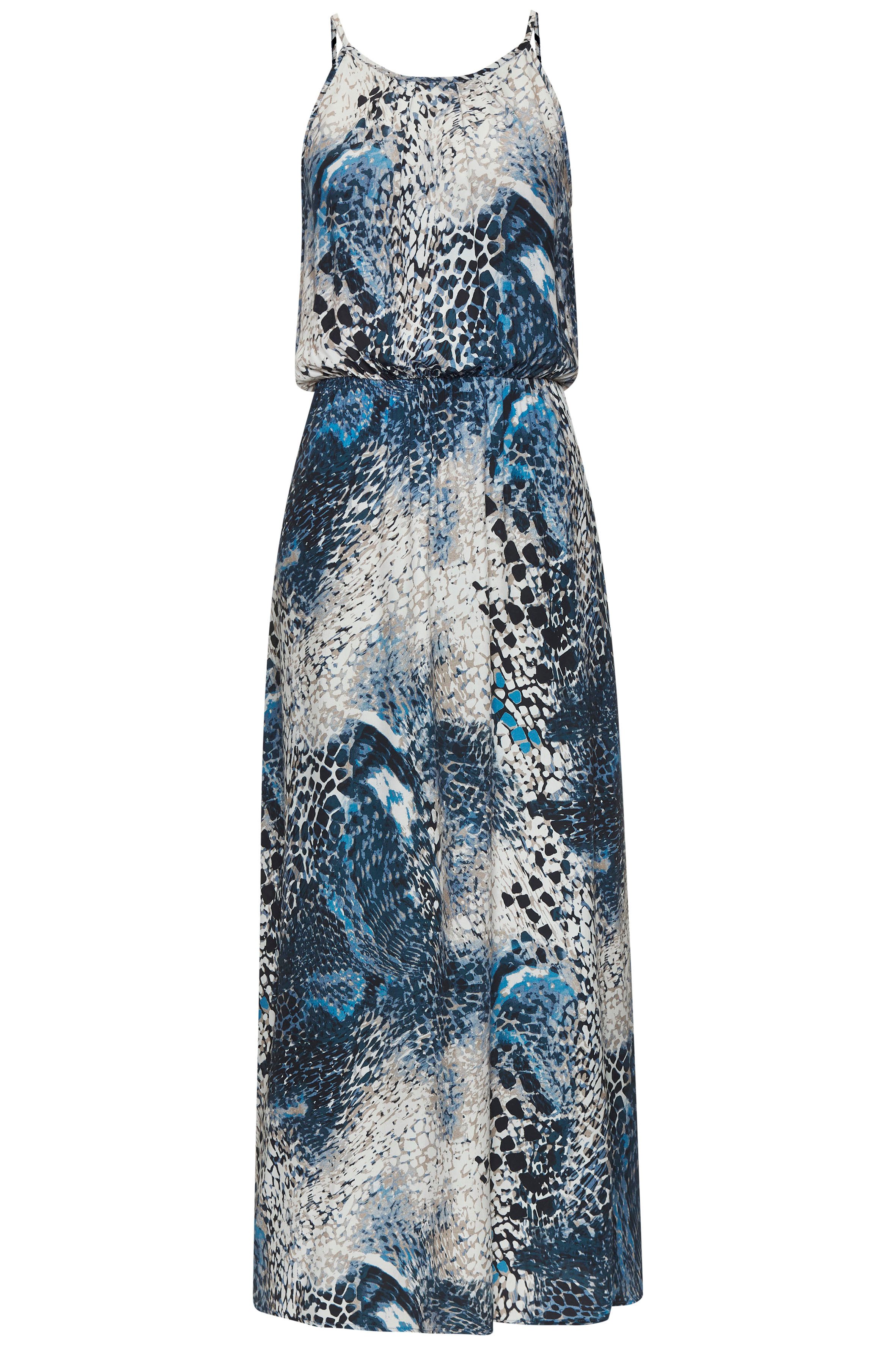 Lascana Maxi-jurk met alloverprint, licht zomerjurk, soepel strandjurk