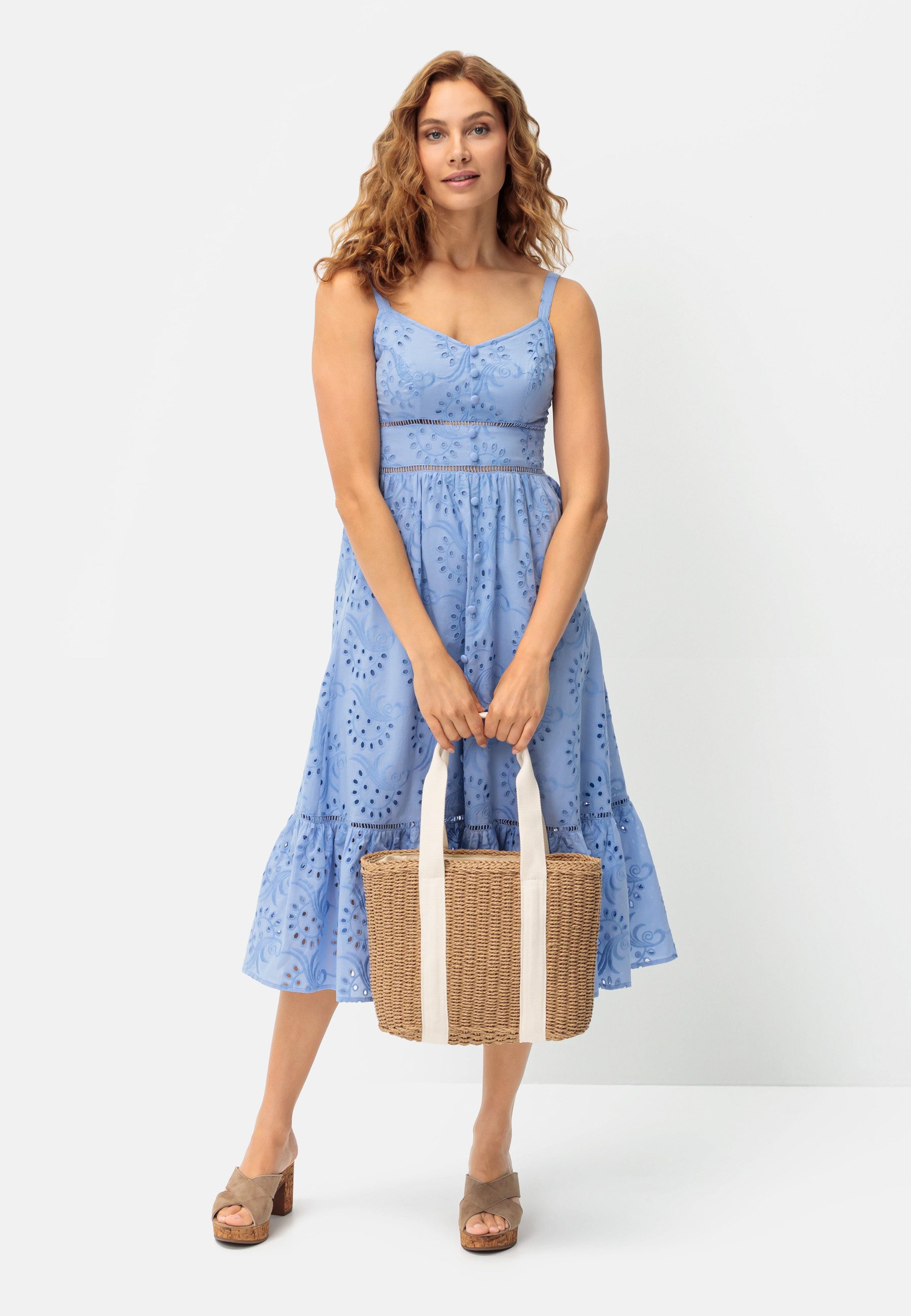 Vivance Shopper Strandtas Schoudertas, mandtas, draagtas, bamboe-look VEGAN
