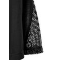 lascana kimono met lange mouwen en kanten details zwart