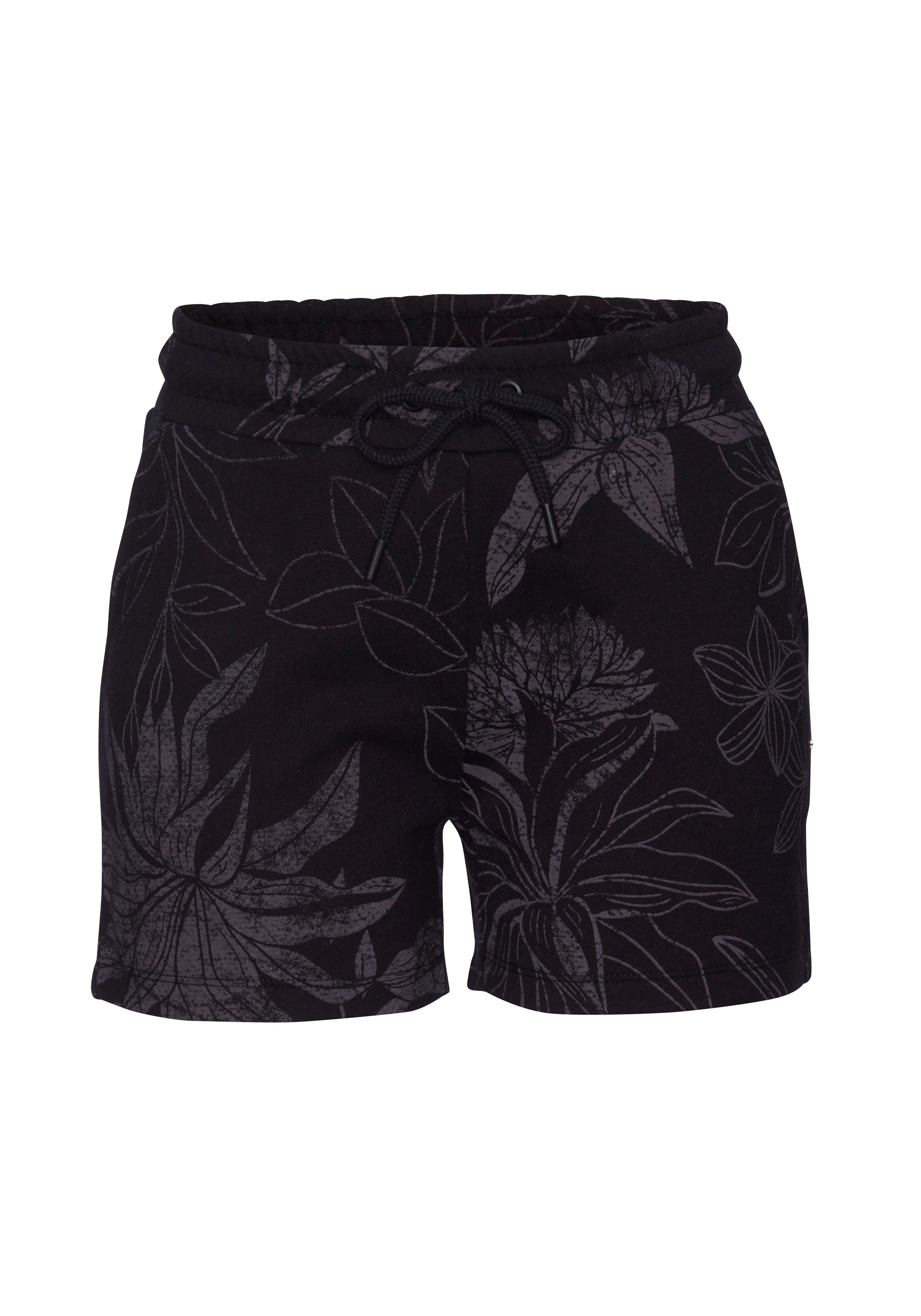 Lascana Relaxshorts met bloemen alloverprint, loungepak