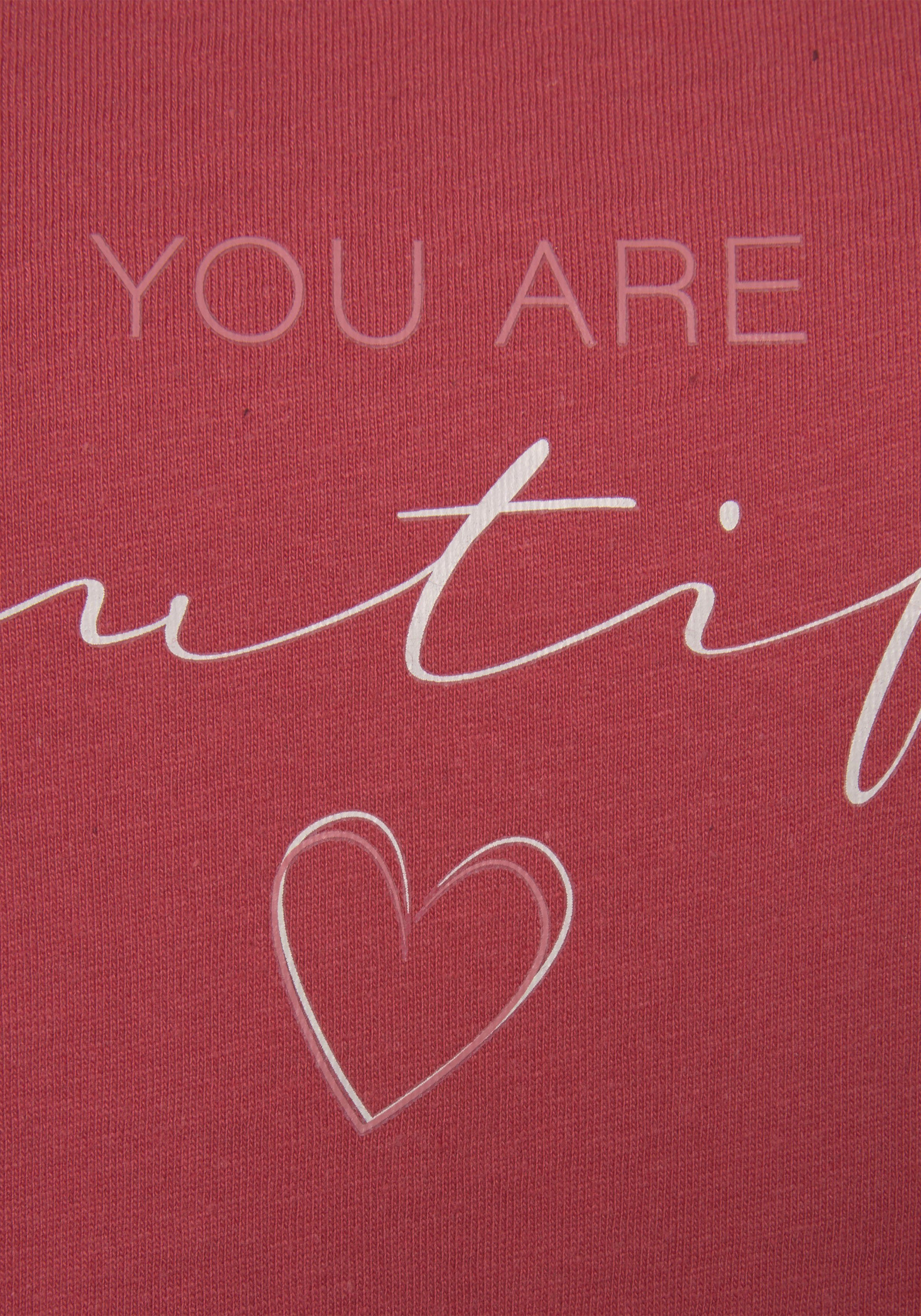 Vivance Dreams Big-shirt met frontprint