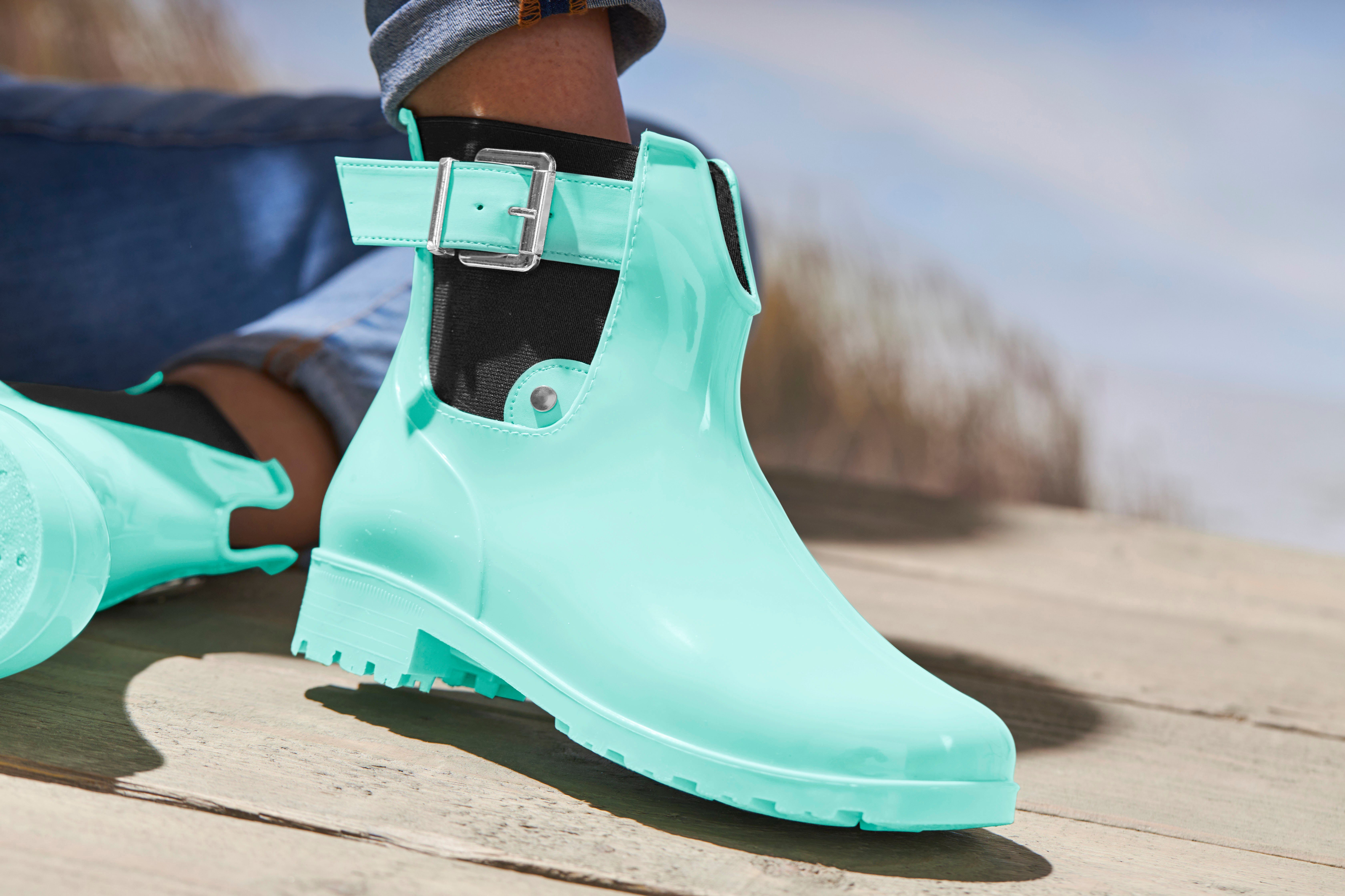 Vivance Rubberlaarsjes Instaplaarzen, boots Gummistiefels in Chelsea-look, Instapschoenen, Laarzen, Laarzen VEGAN