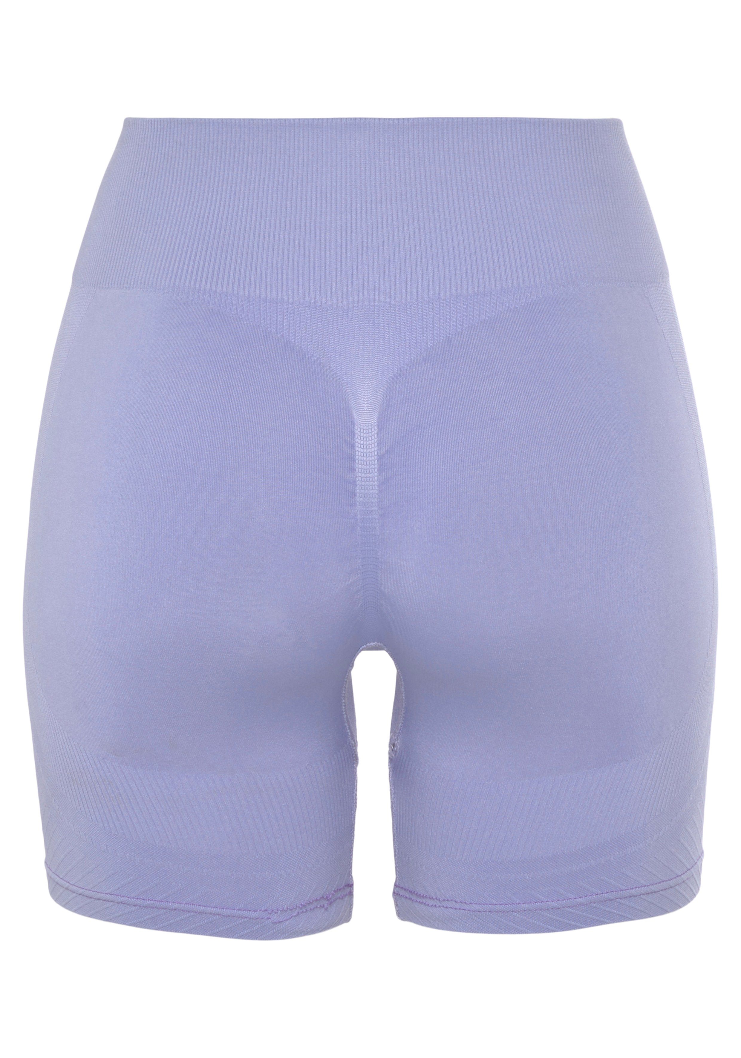 Lascana Functionele short Po Push Up met ribstructuur en shaping-effect, sportshorts