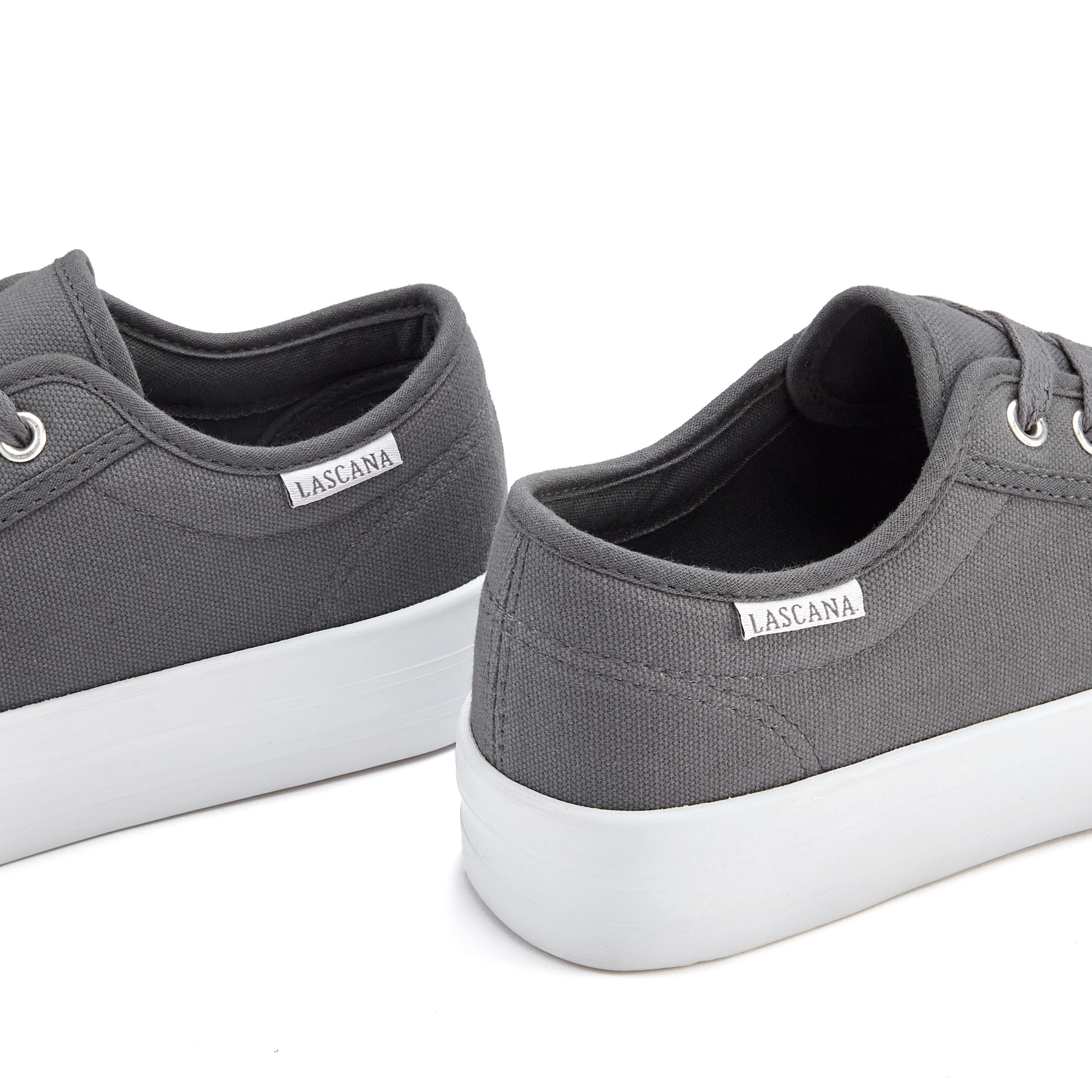 Lascana Sneakers Veterschoen, vrijetijdsschoen van textiel met plateausole