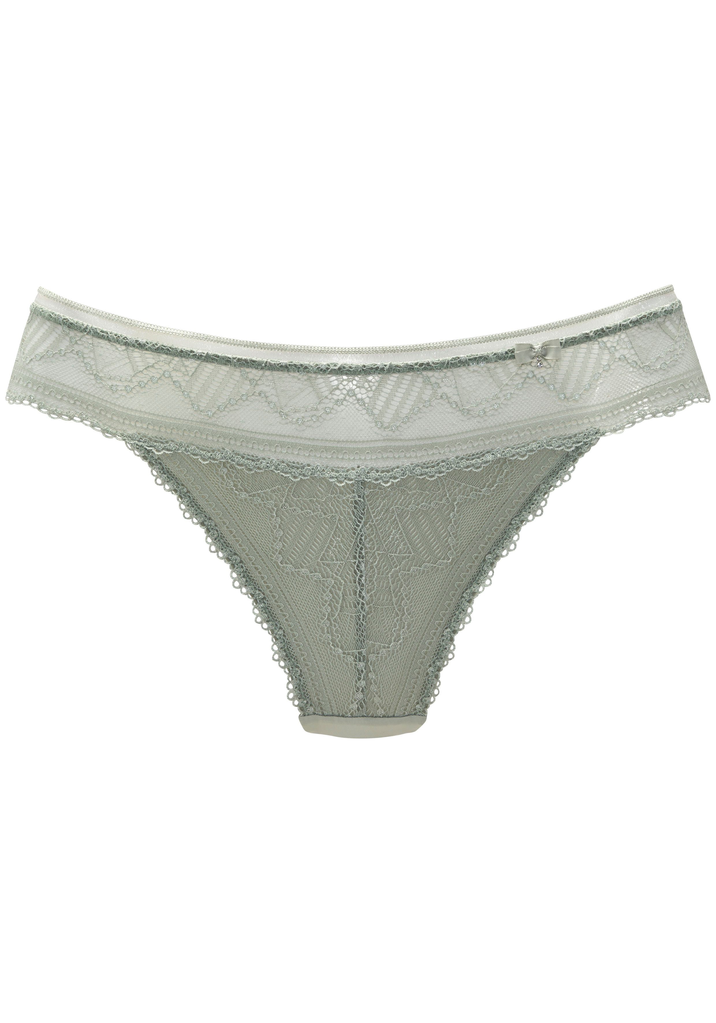 Lascana String TIZIANA met gedeeltelijk gerecycled kant