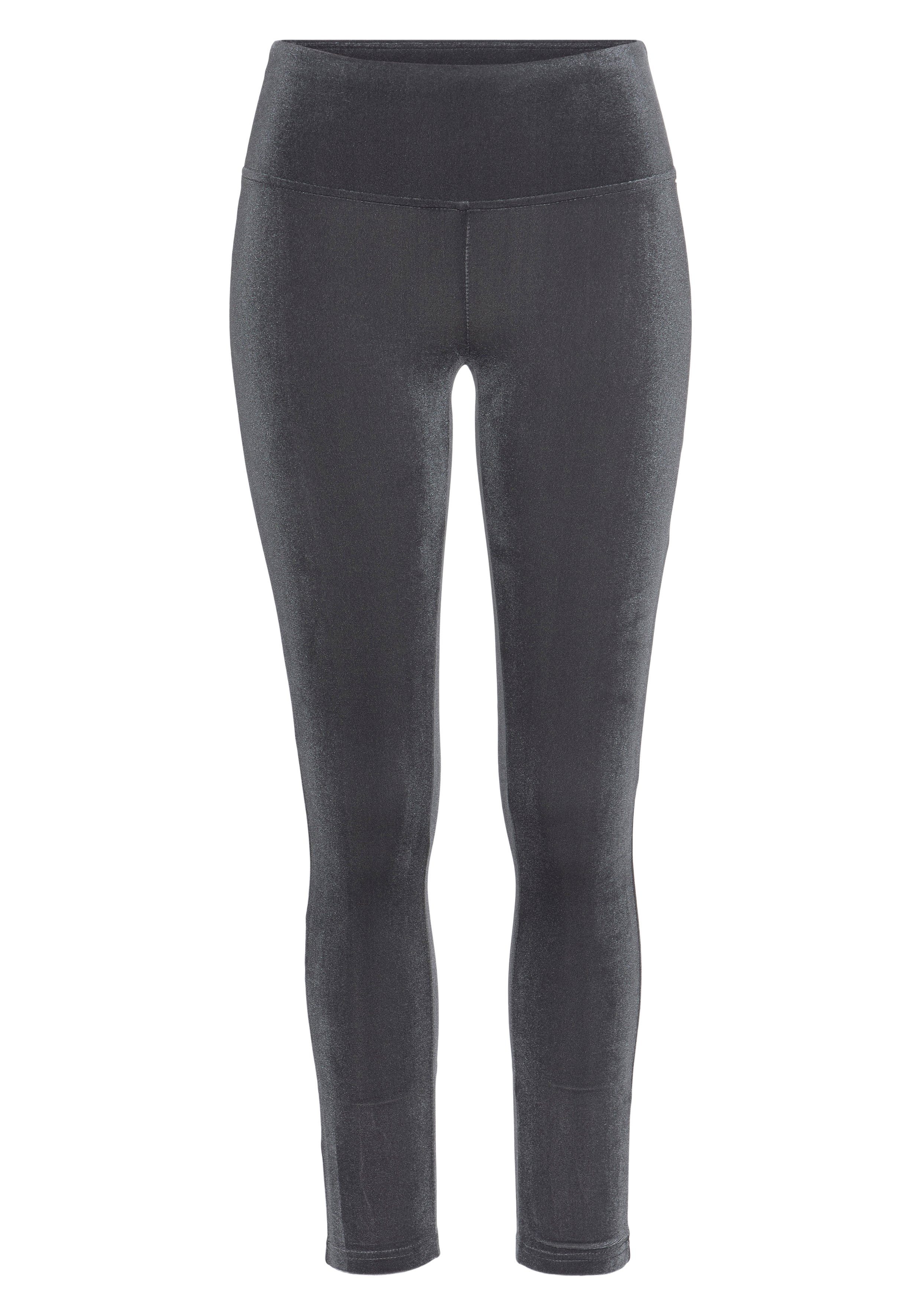 Lascana Legging in zachte, elastische velourslook