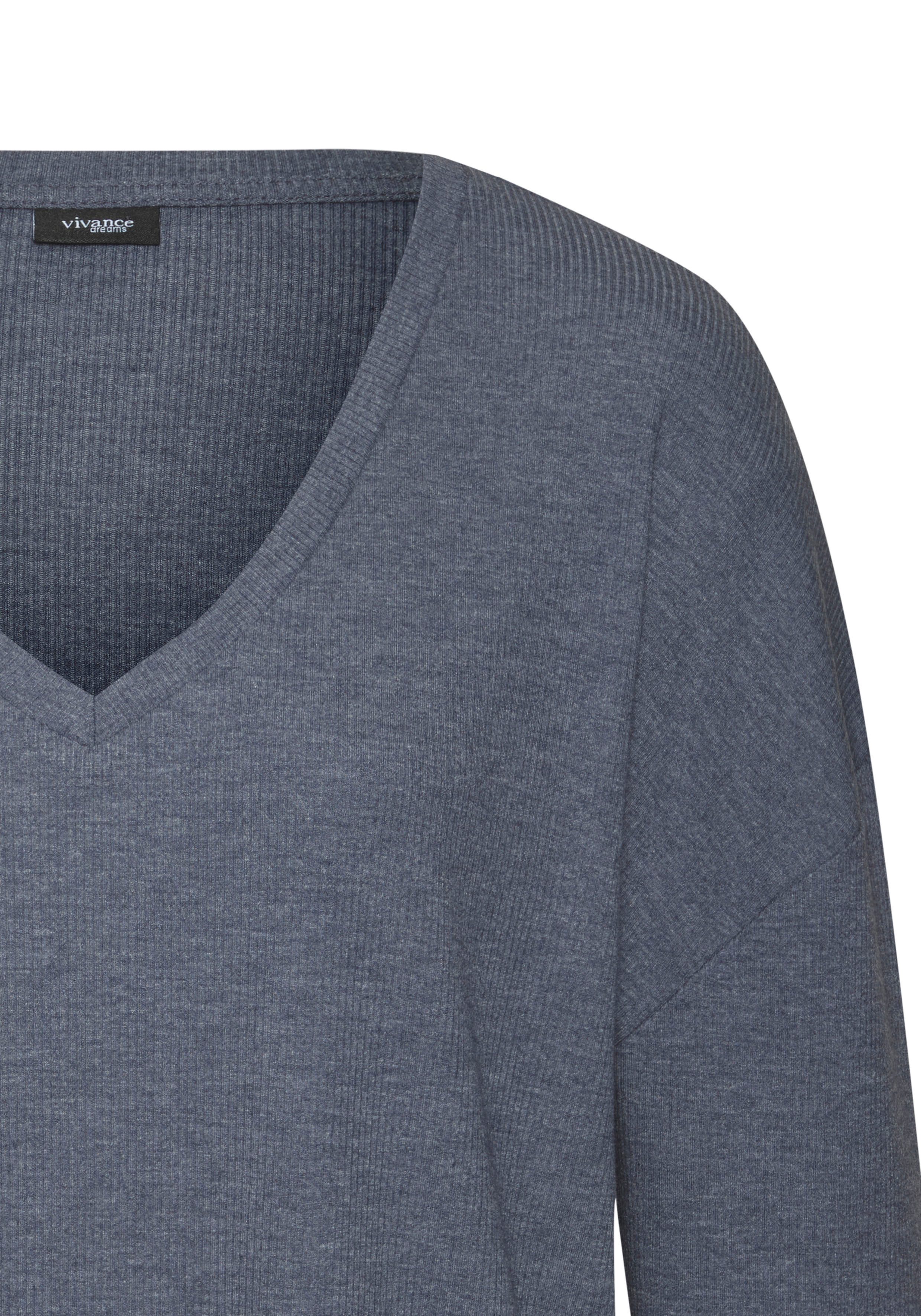 Vivance Dreams Shirt met lange mouwen in zachte ribkwaliteit