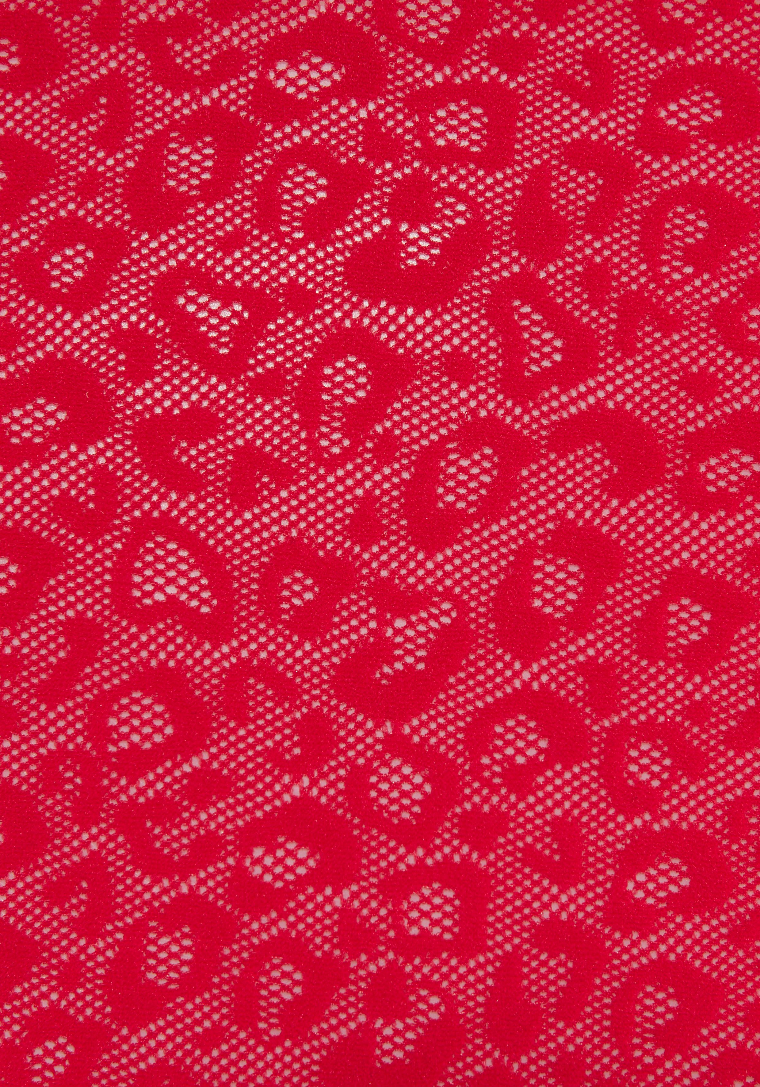 Vivance String ANNA van licht transparant mesh in trendy leoprint, sexy lingerie