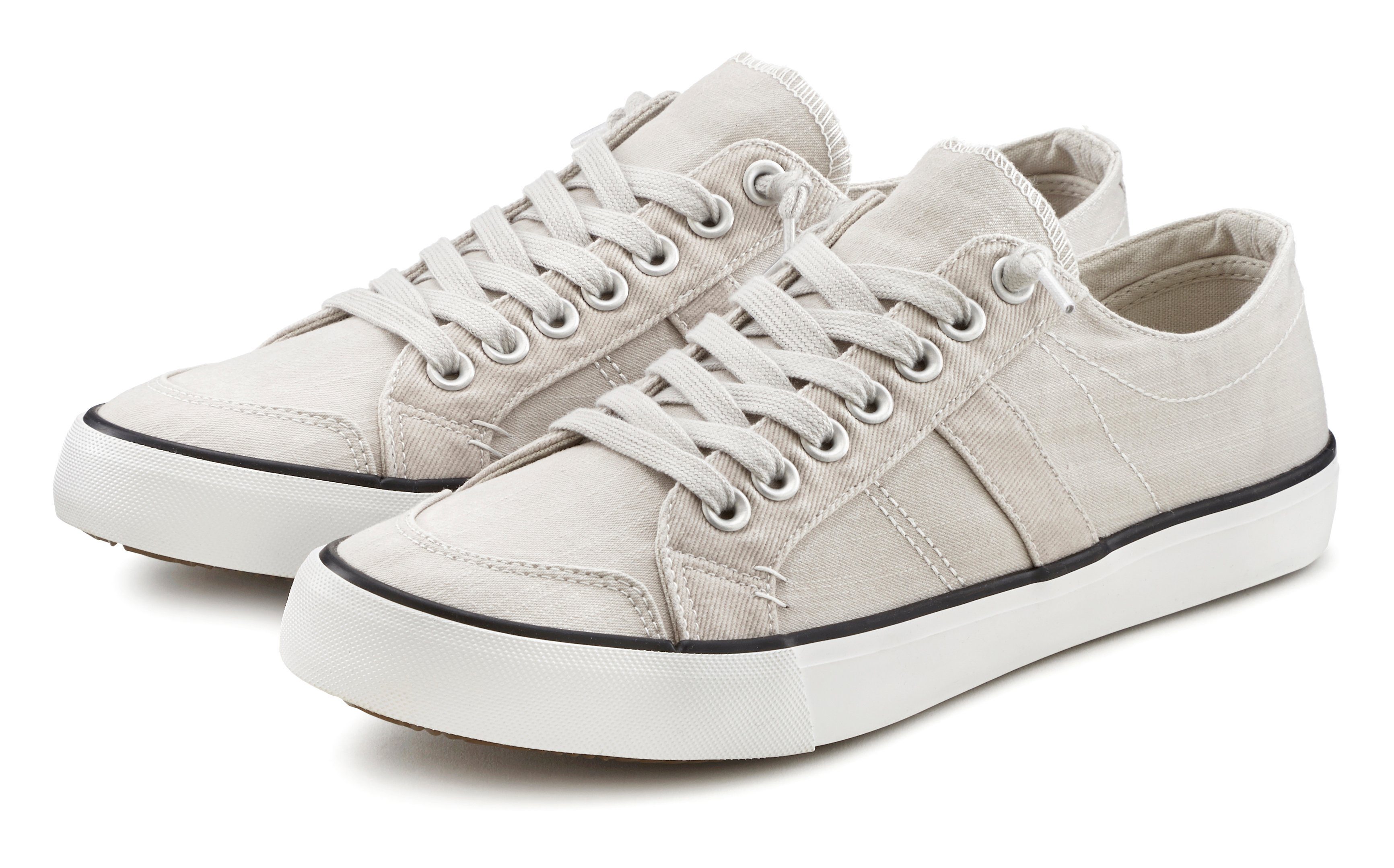 AUTHENTIC LE JOGGER Sneakers uit hoogwaardig canvas, lage schoenen, casual schoenen, slippers vegan