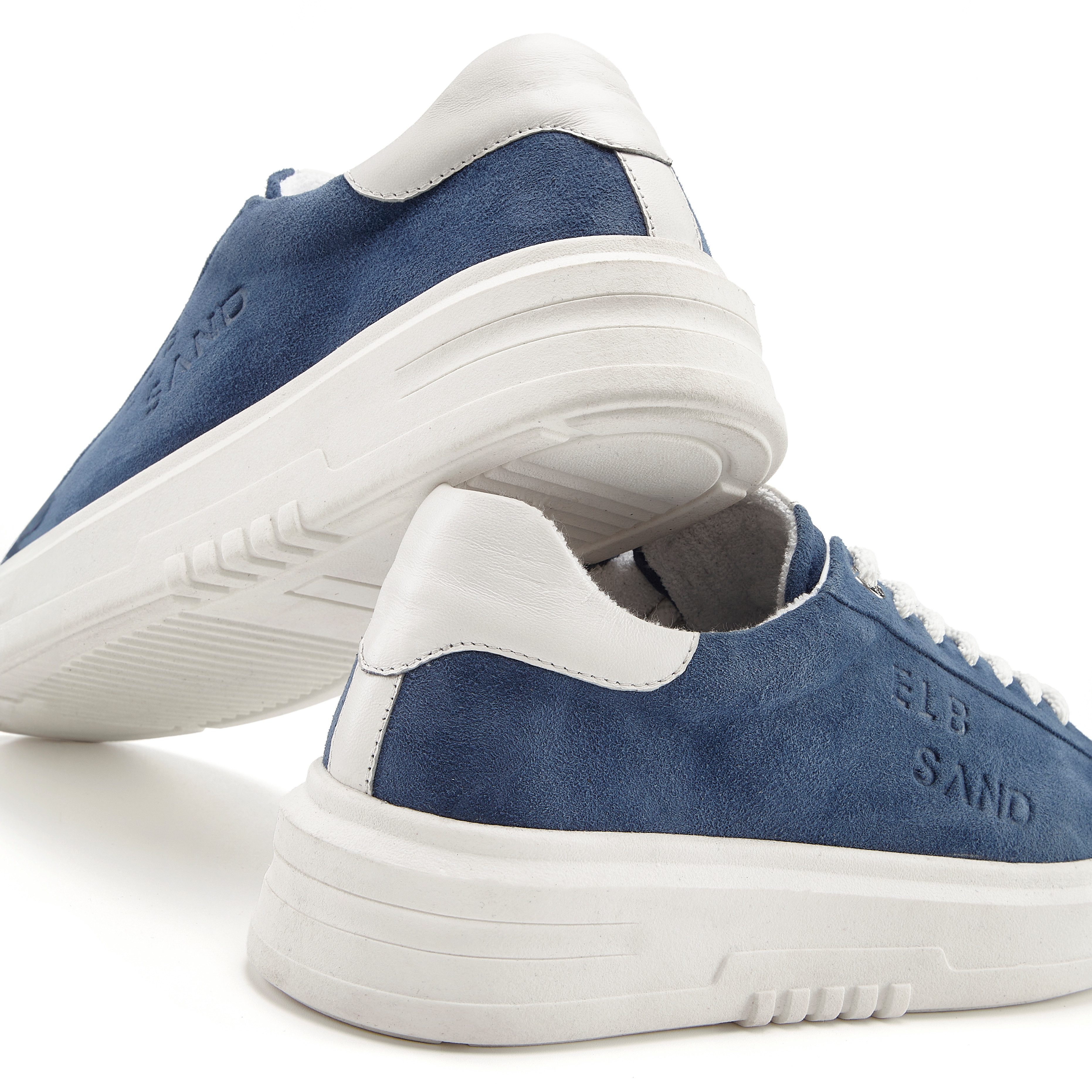 Elbsand Sneakers Veterschoen, vrijetijdsschoen van leer met modieuze plateaus zool