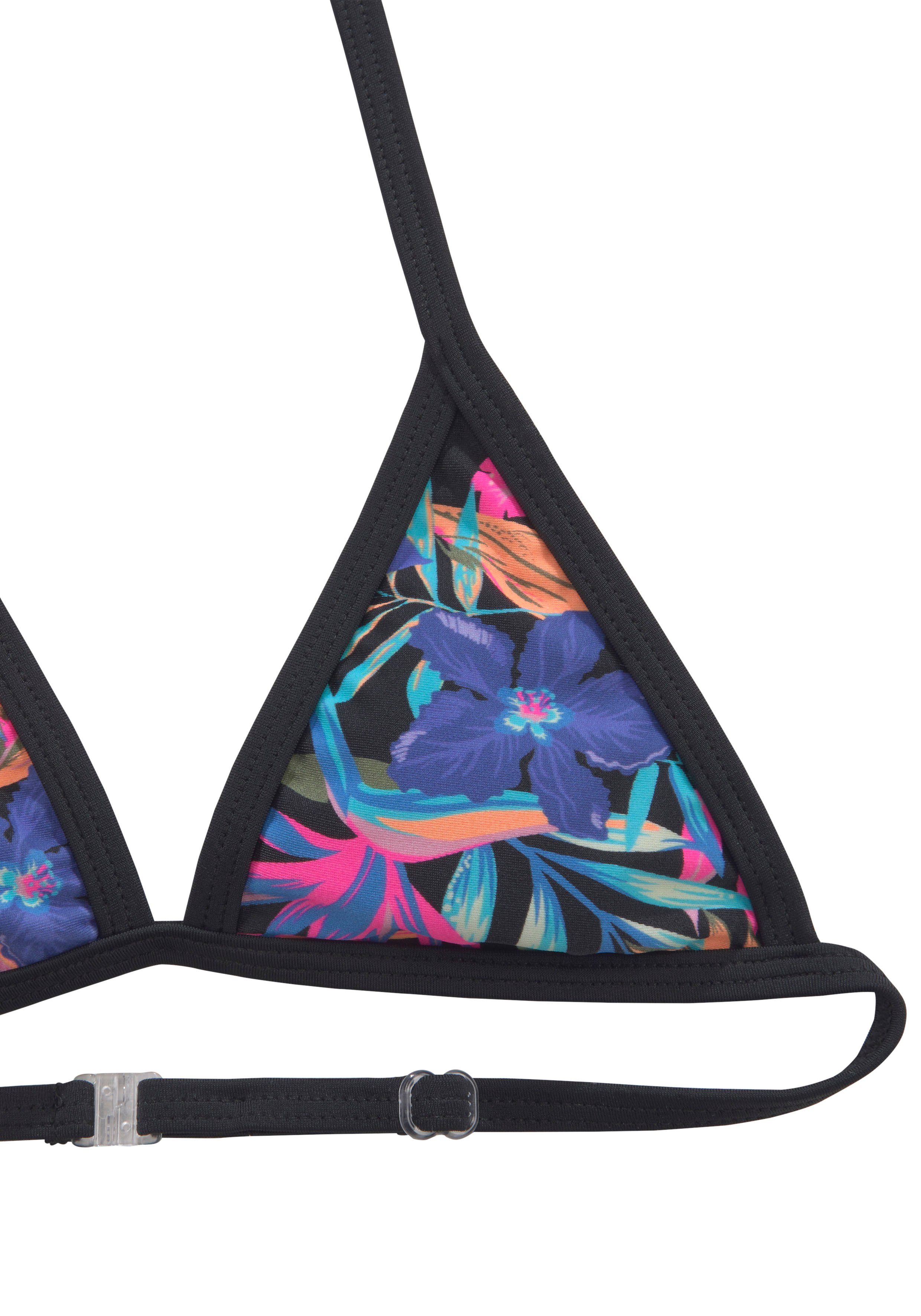 Bench. Triangelbikini Pitch Kids met trendy jungle-print