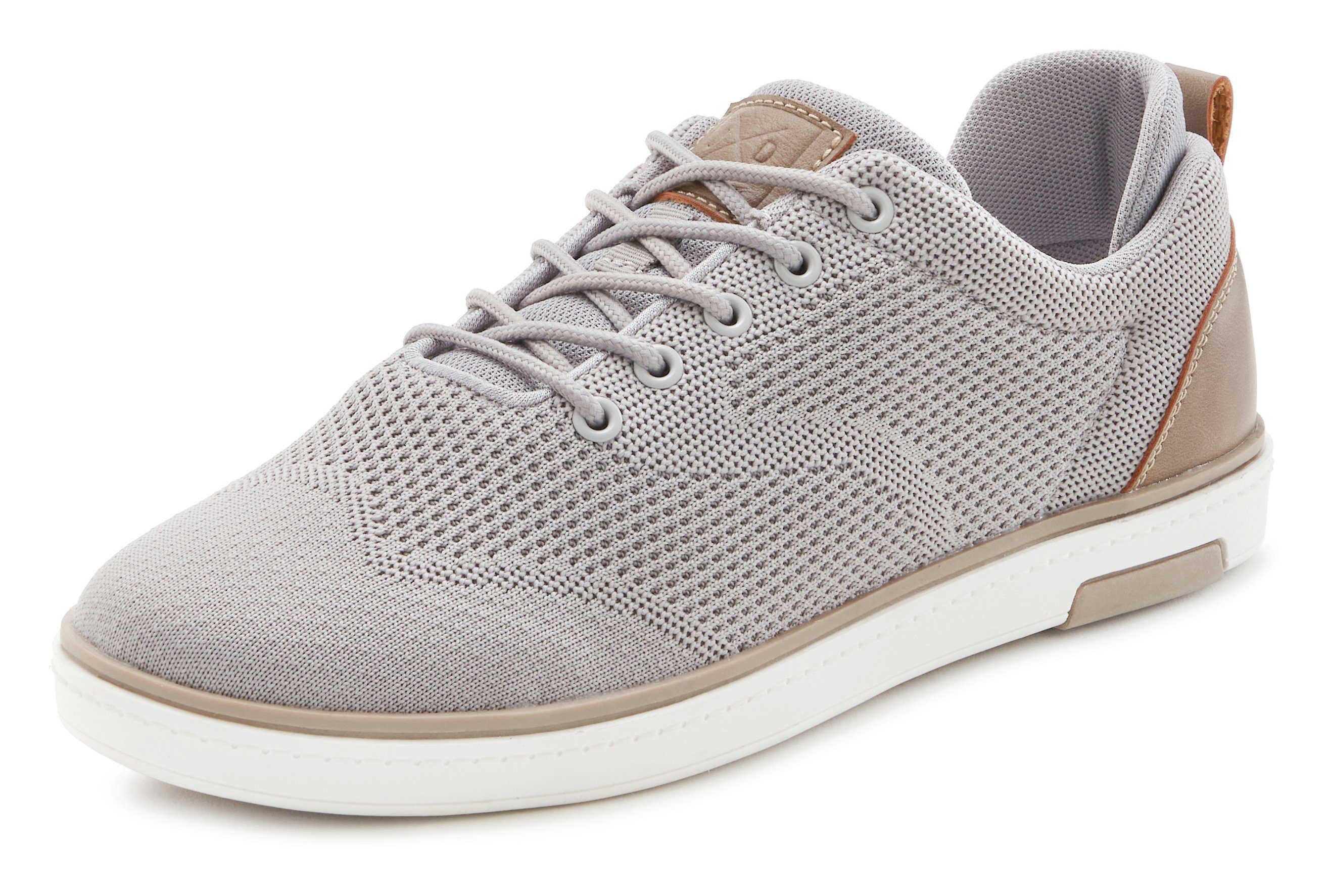 John Devin Sneakers Veterschoenen met mesh-look, vrijetijdsschoen, lage schoen unisex vegan