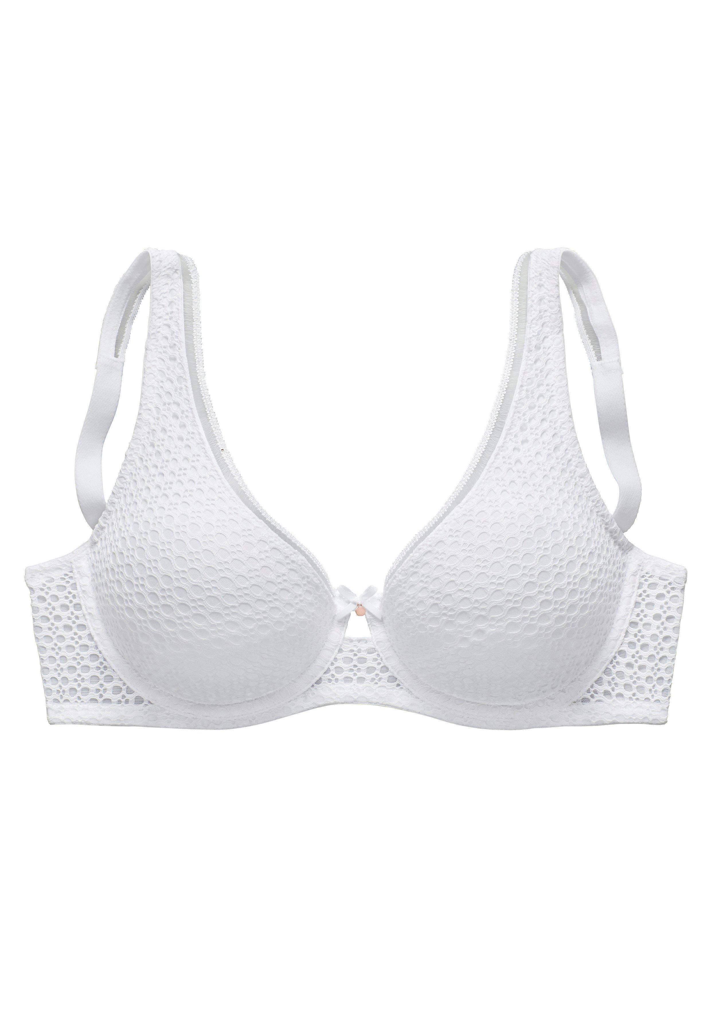 Nuance Minimizer-bh met beugels en modieus kant beugel bh's maat 75 E