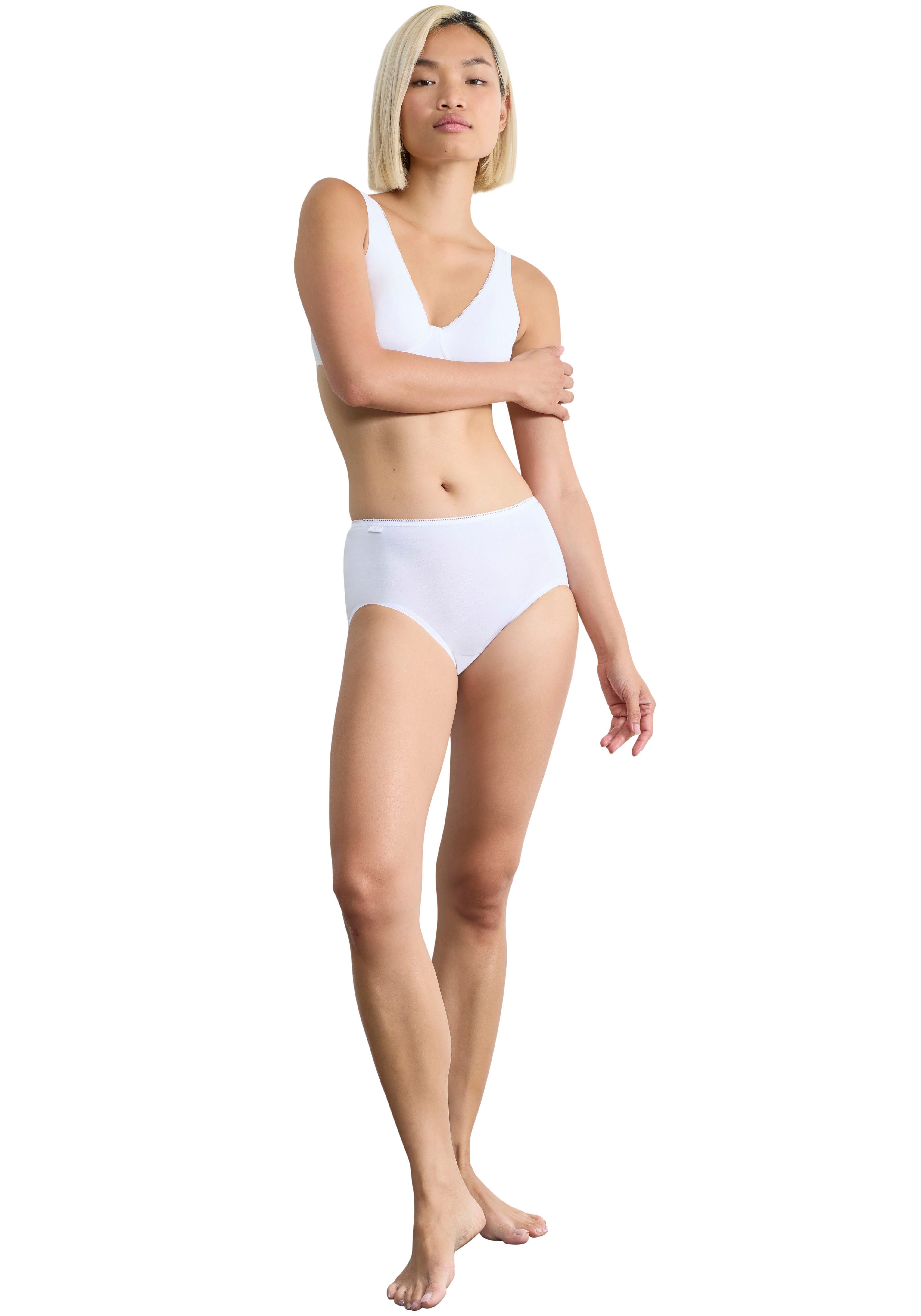 Sloggi Midislip 24/7 Cotton Kant, ondoorzichtig, zachte katoenmix, elastisch (3 stuks)