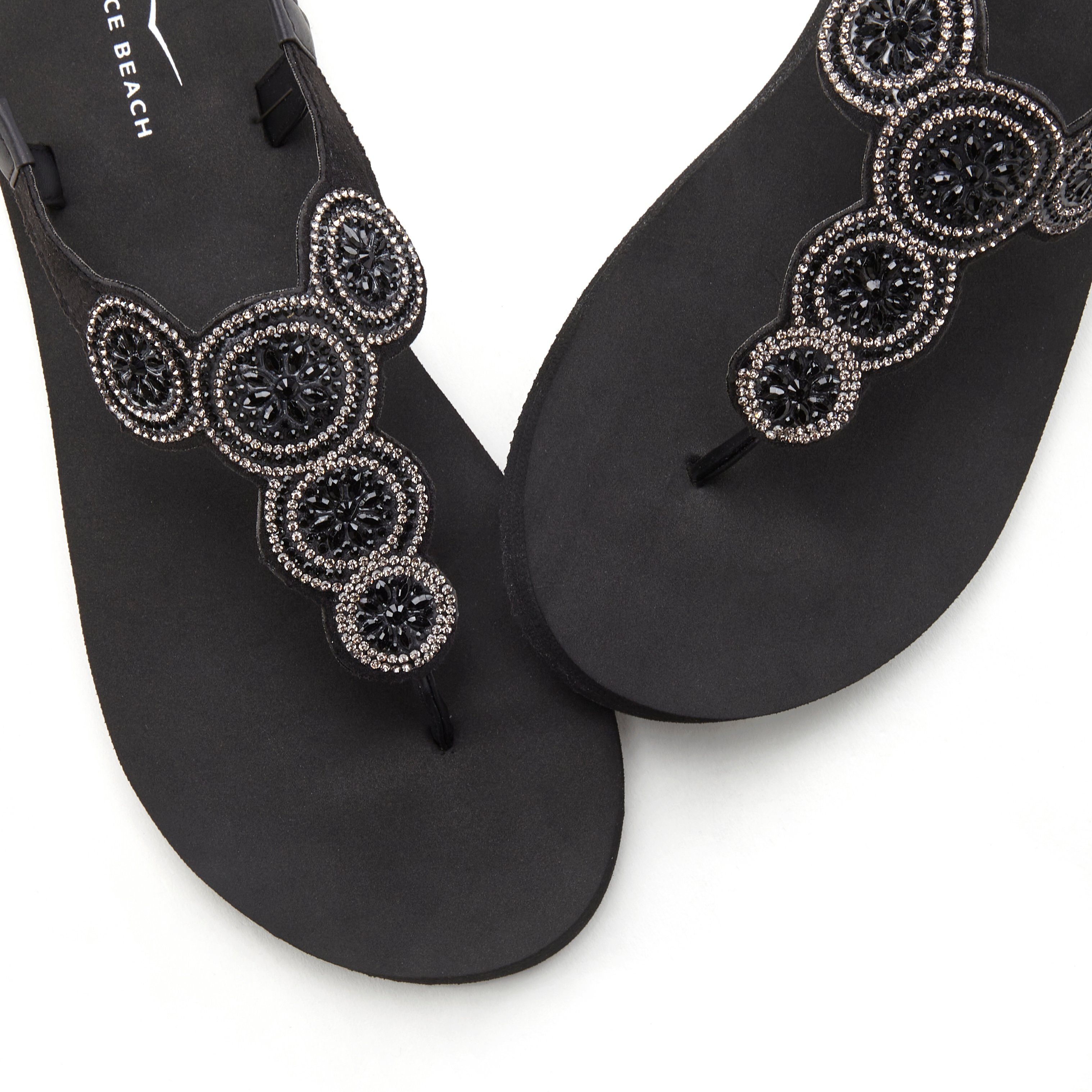 Venice Beach Badslippers Sandaal, pantoletten, badschoen ultralicht met glinsterdetails VEGAN