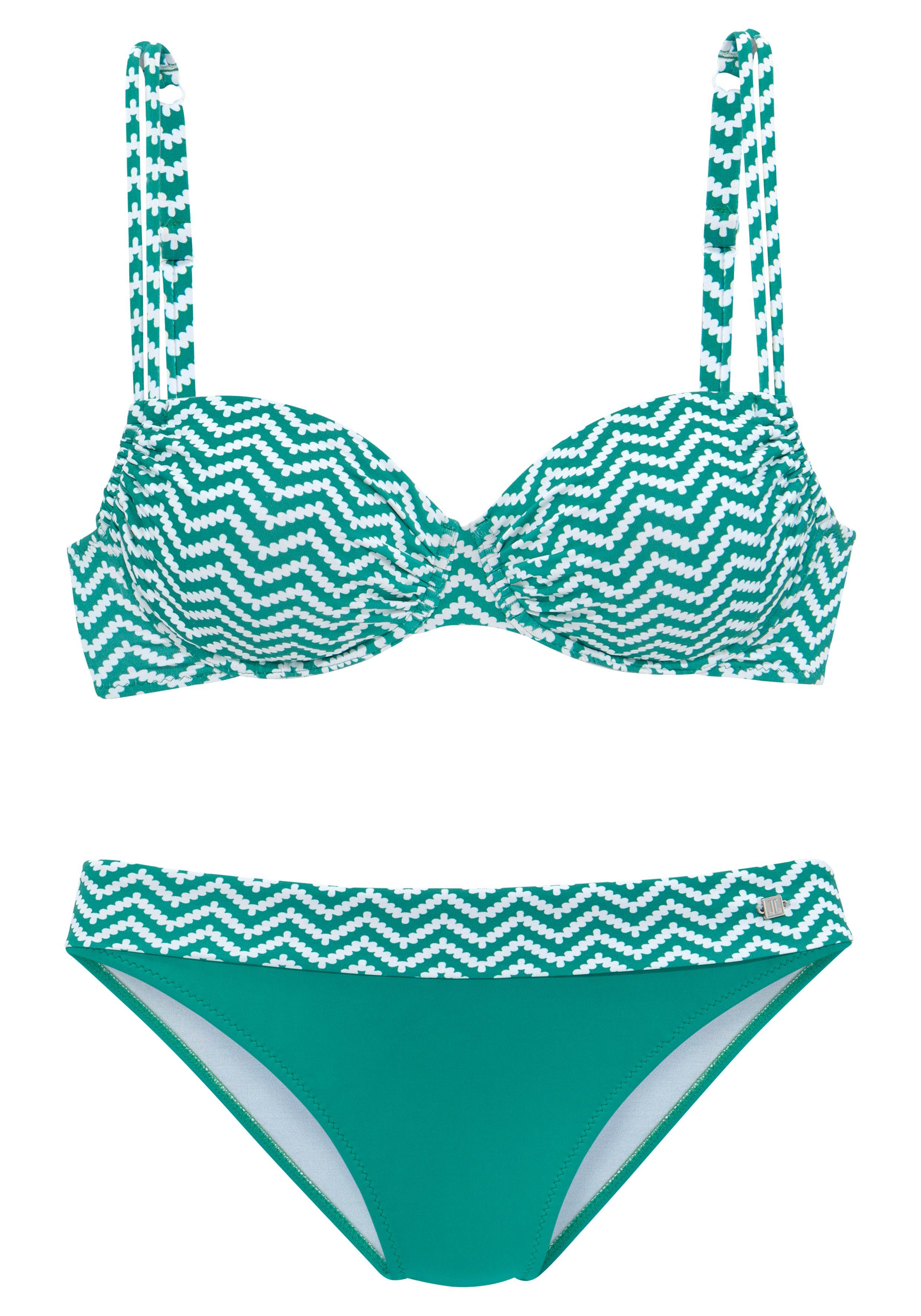 Jette Joop Beugelbikini in trendy zigzagontwerp
