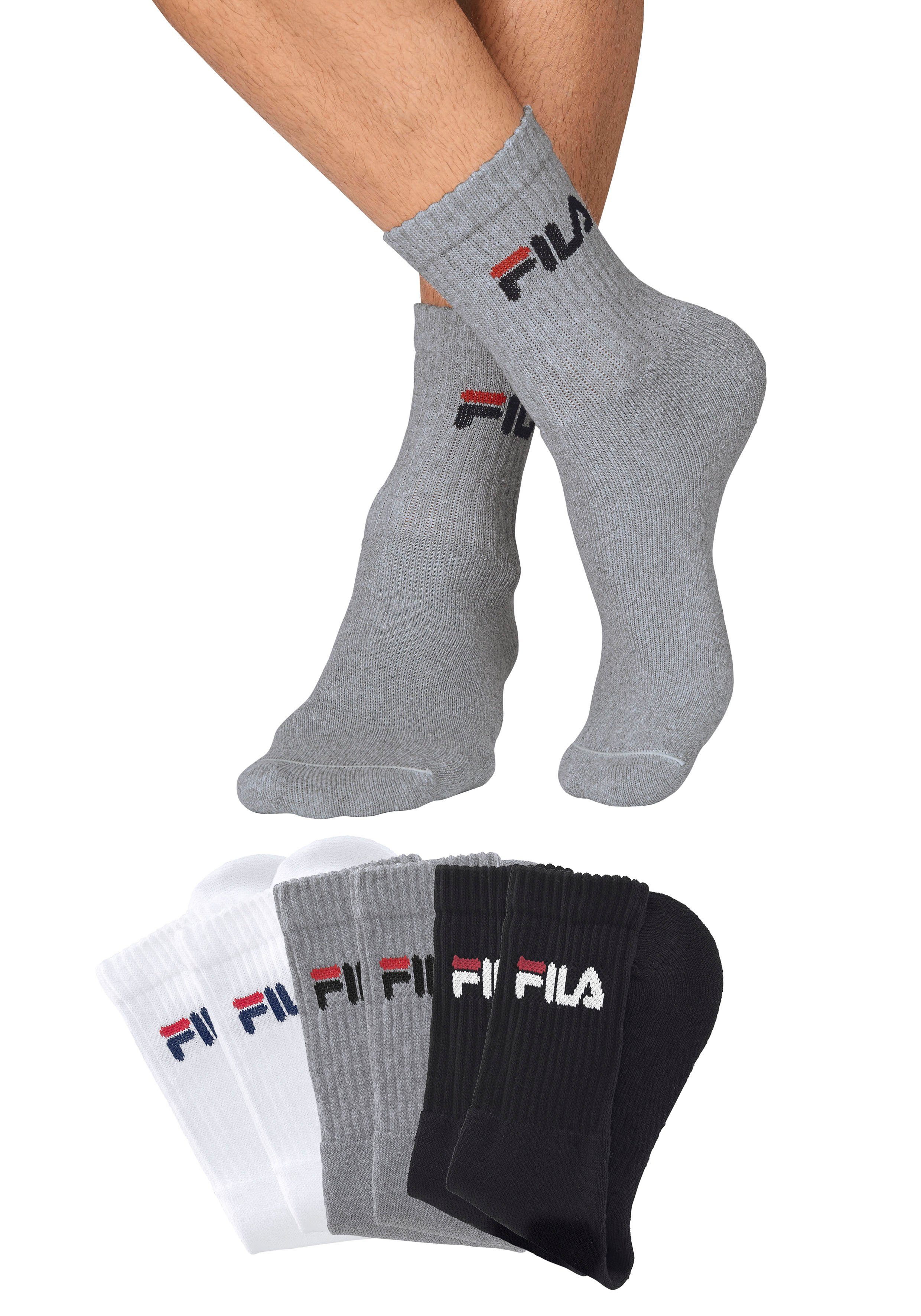 Fila Tennissokken met ingebreid logo (6 paar, Set van 6)