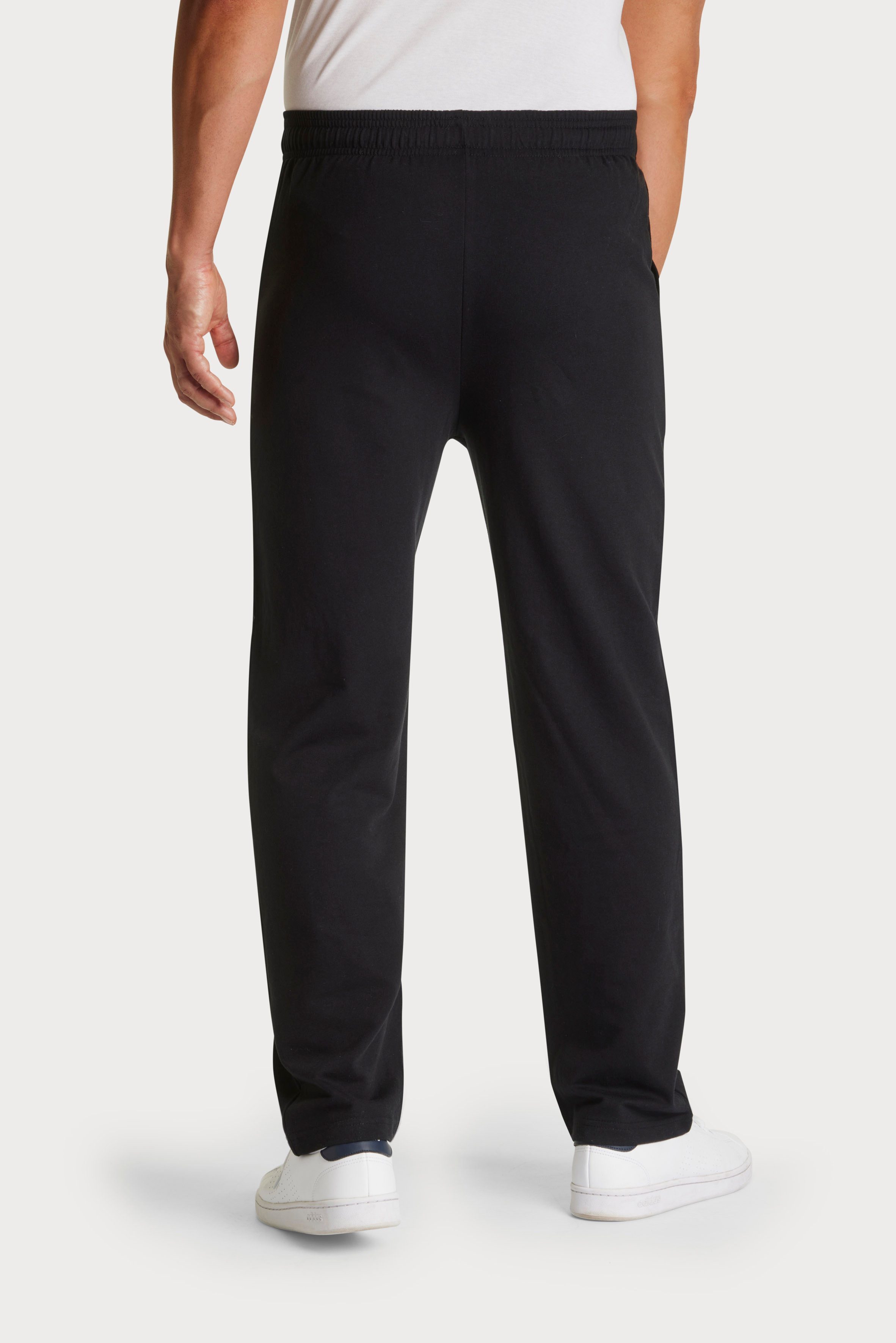 KangaROOS Sweatbroek Joggingbroek in casual breedte lounge broeken maat 52/54 (L) zwart