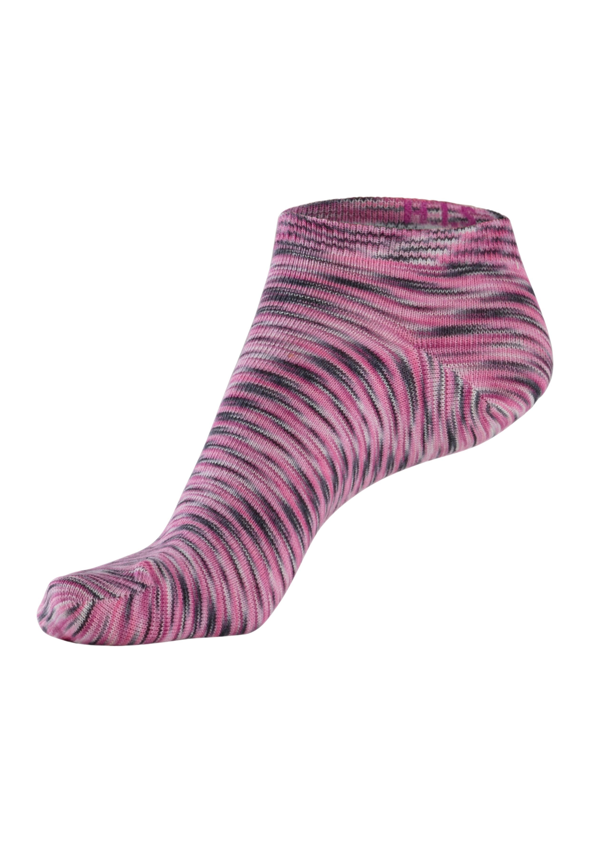 H.I.S Sneakersokken met gekleurd garen (set, 6 paar)