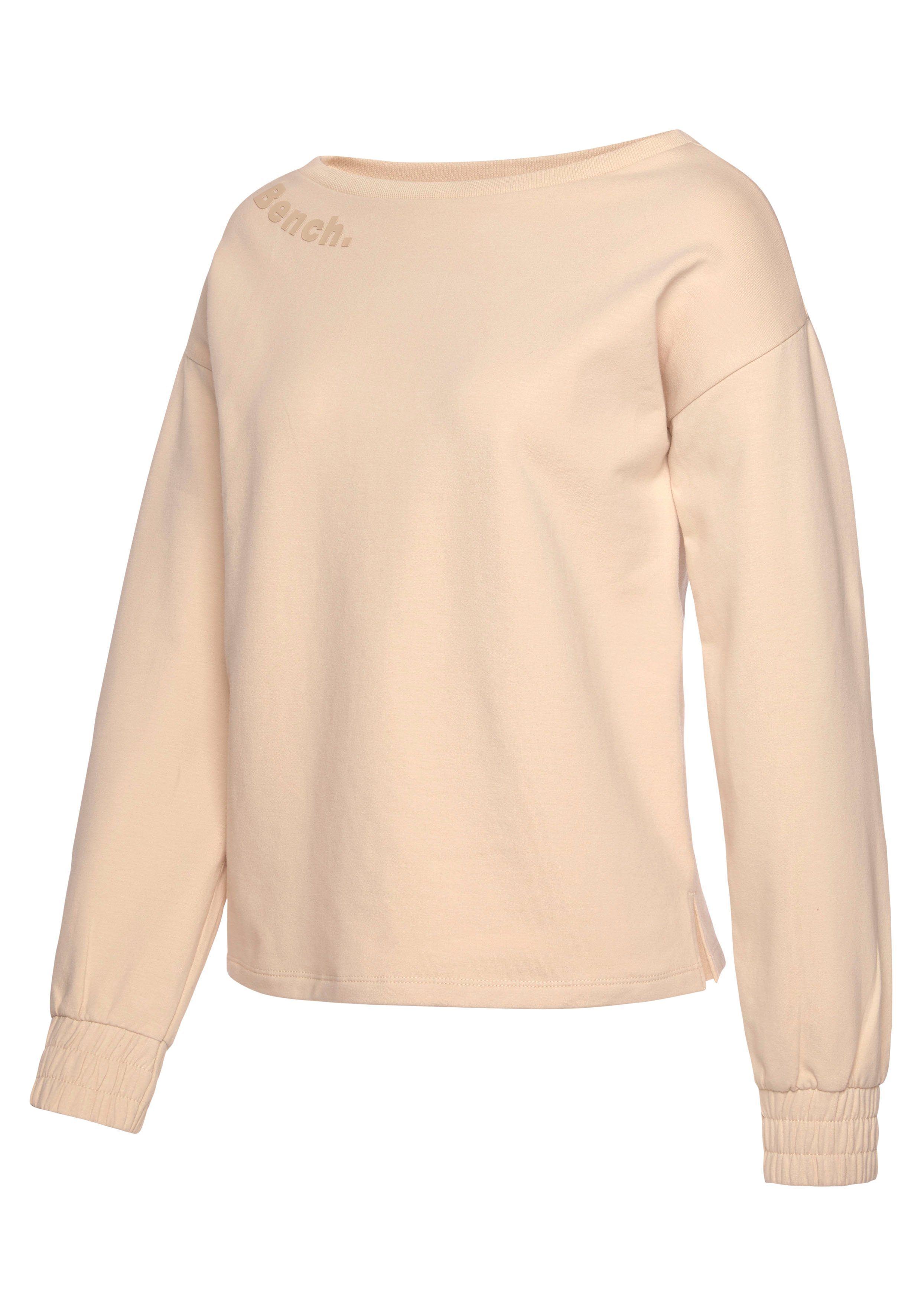 Bench. Loungewear Sweatshirt met gerimpelde mouwmanchetten, loungepak