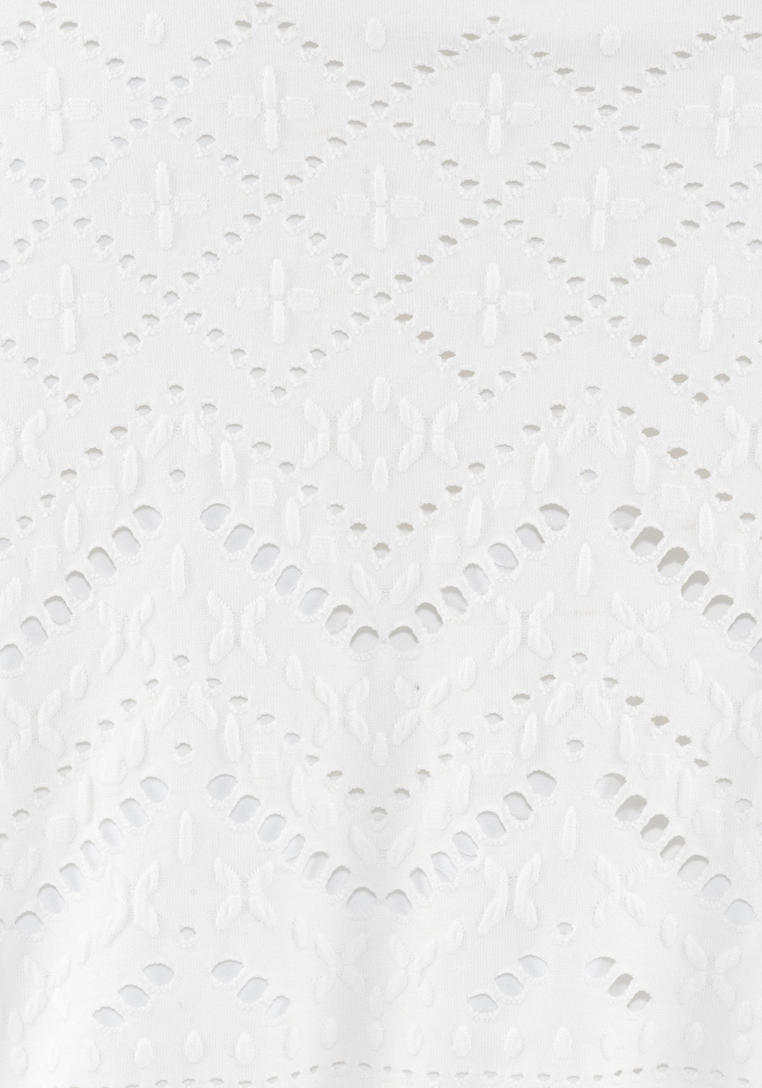 Lascana Tankinitop Omara met broderie anglaise