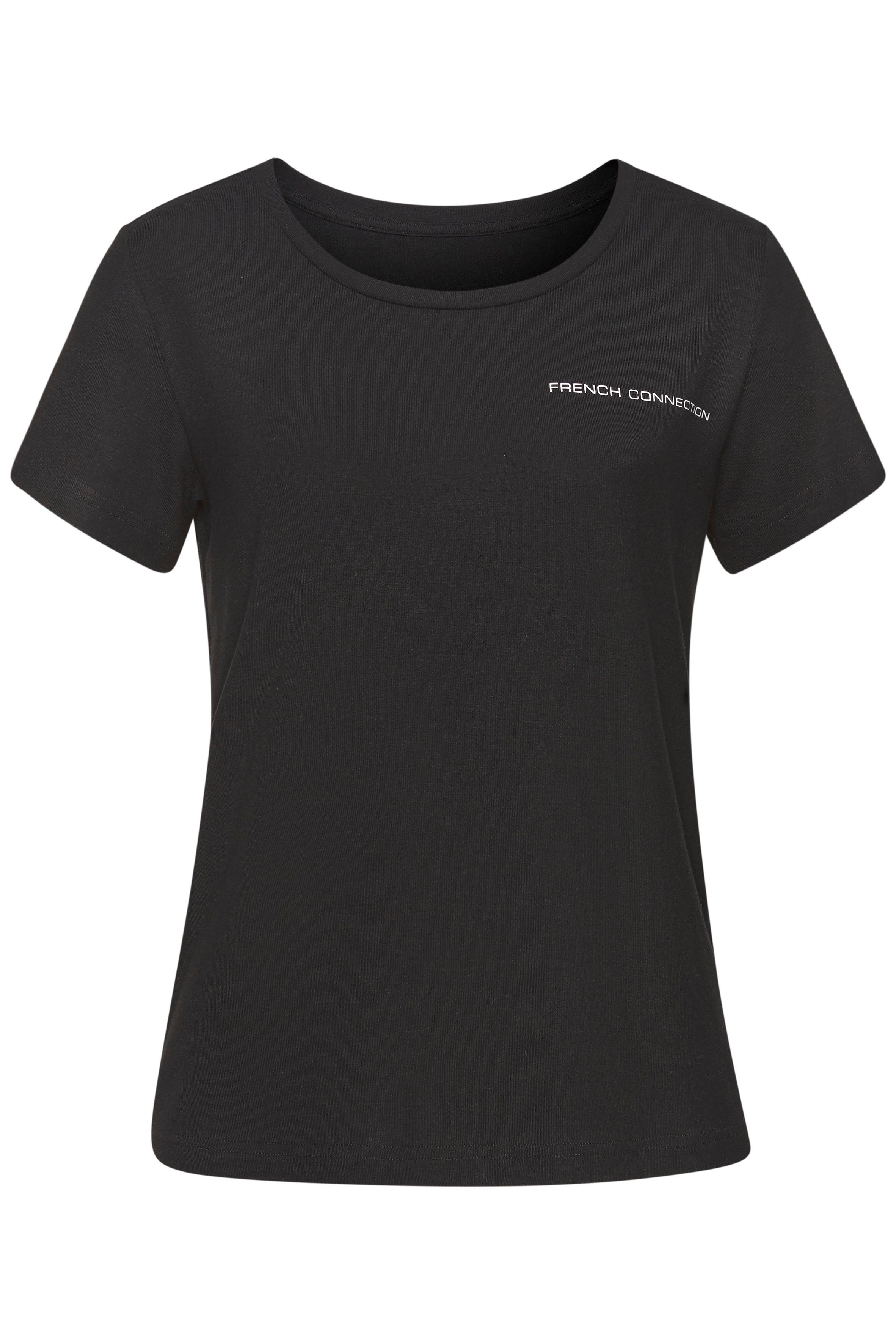French Connection T-shirt met kleine logoprint op borsthoogte