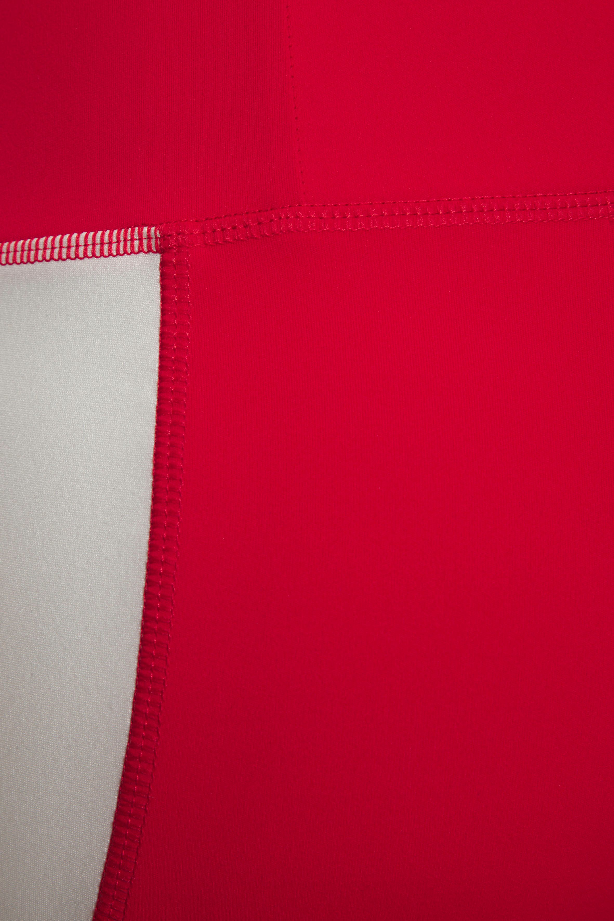 active by Lascana Legging Logo-badge en ritszak op de achterkant