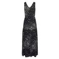 vivance maxi-jurk met stippenprint zwart