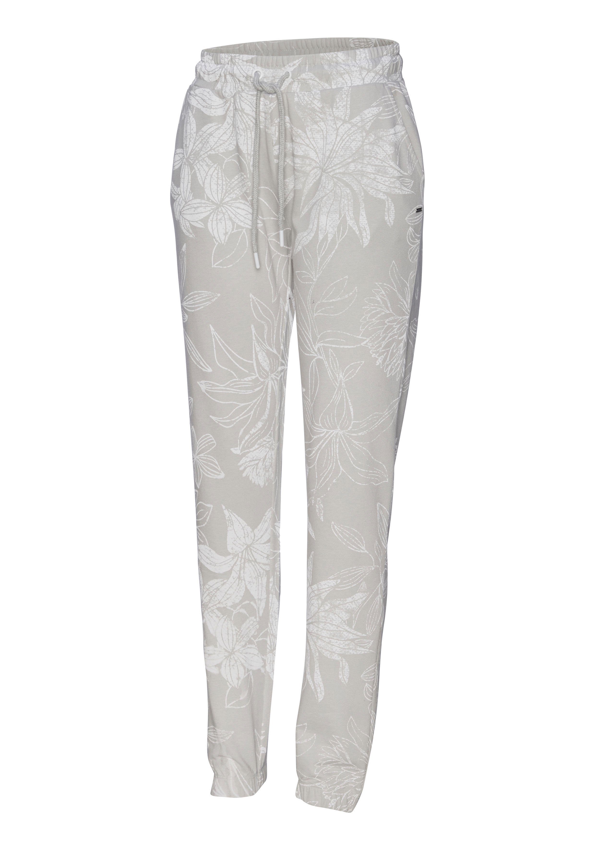 Lascana Loungebroek met bloemen alloverprint, loungepak