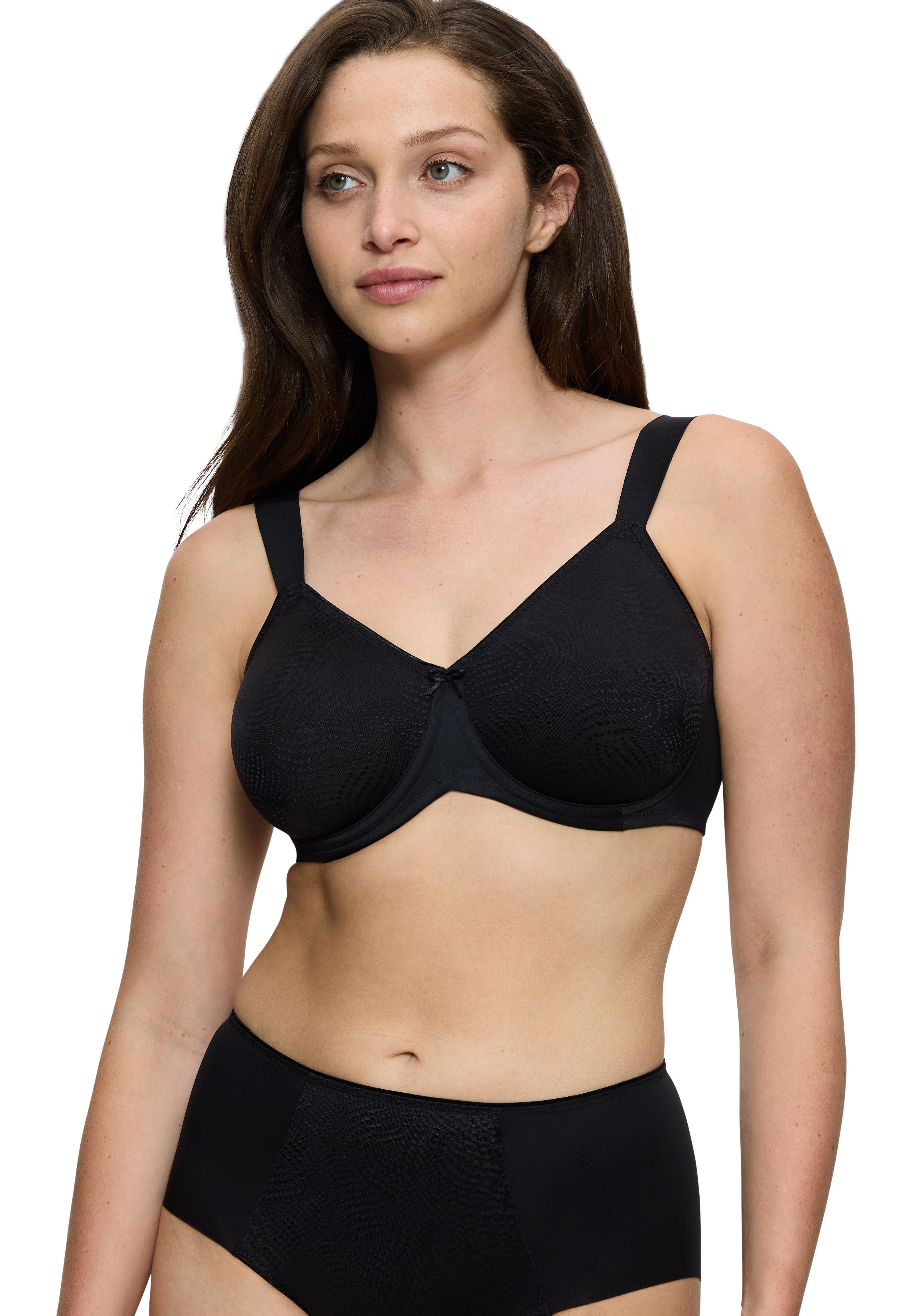 Triumph Minimizer-bh Essential Minimizer W Cup C-G, beugelbeha met modern jacquard patroon