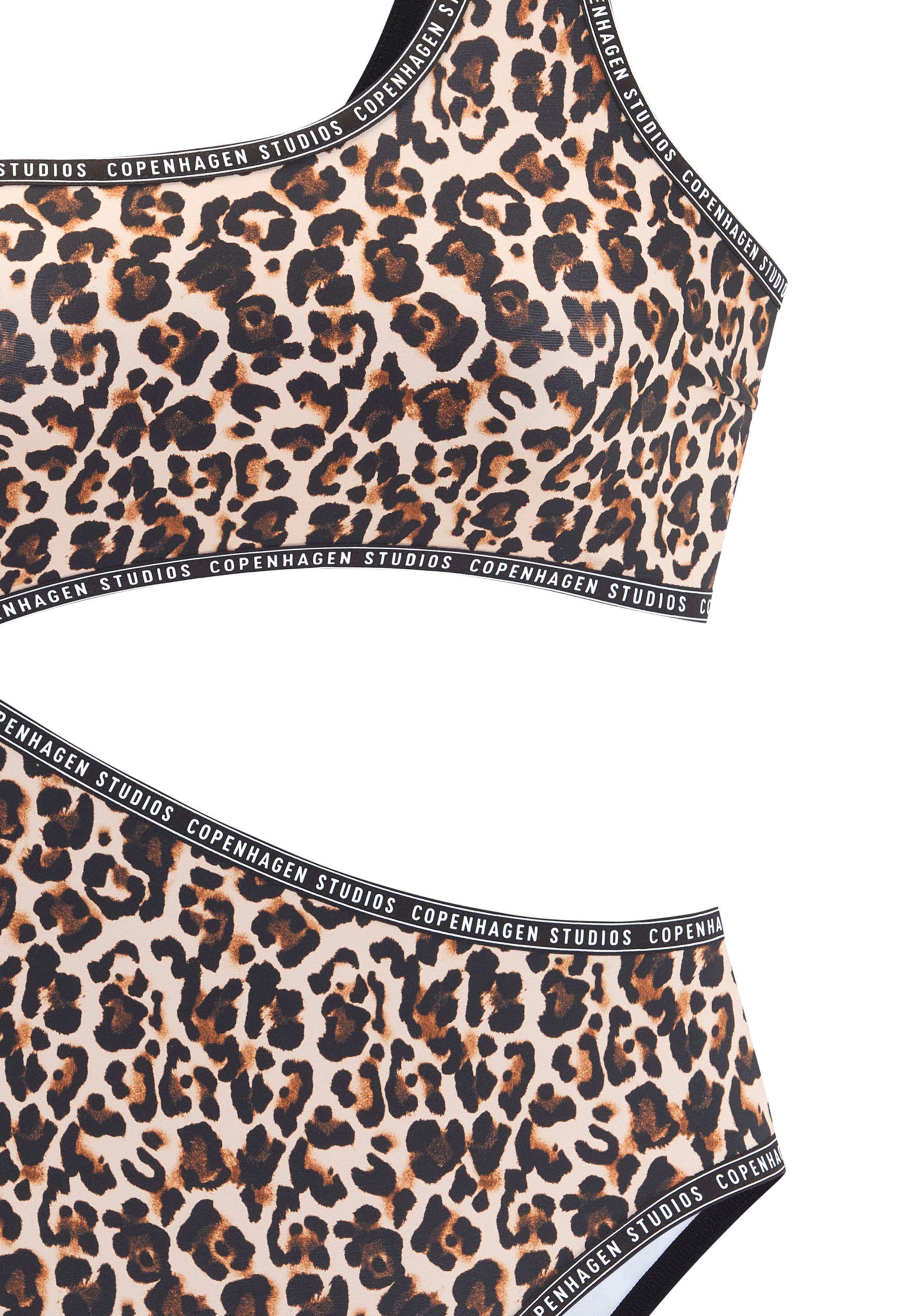 Copenhagen Studios Badpak Leody Met trendy animal-print