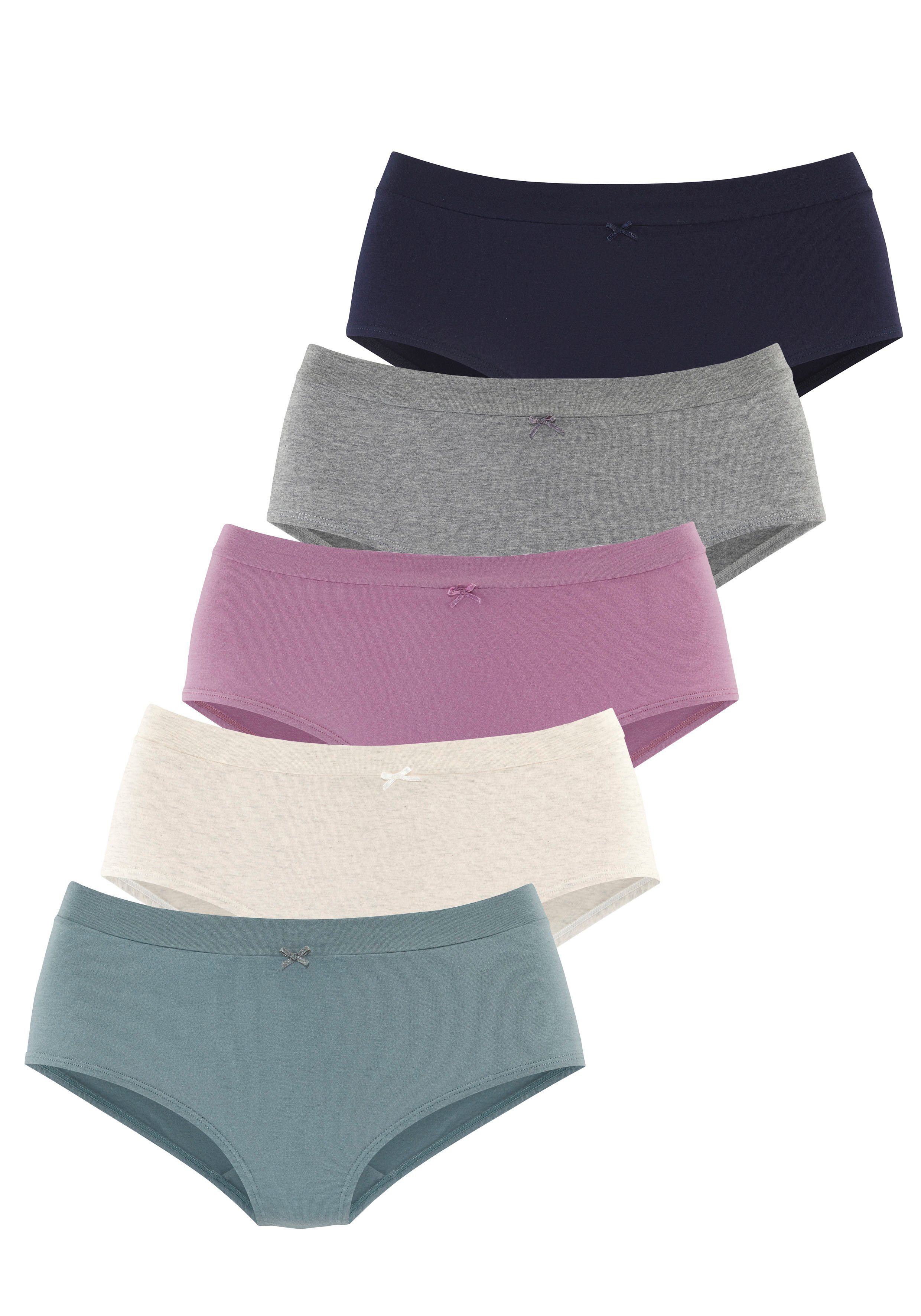 Vivance Tailleslip met brede boord zonder extra elastiek (Set van 5)