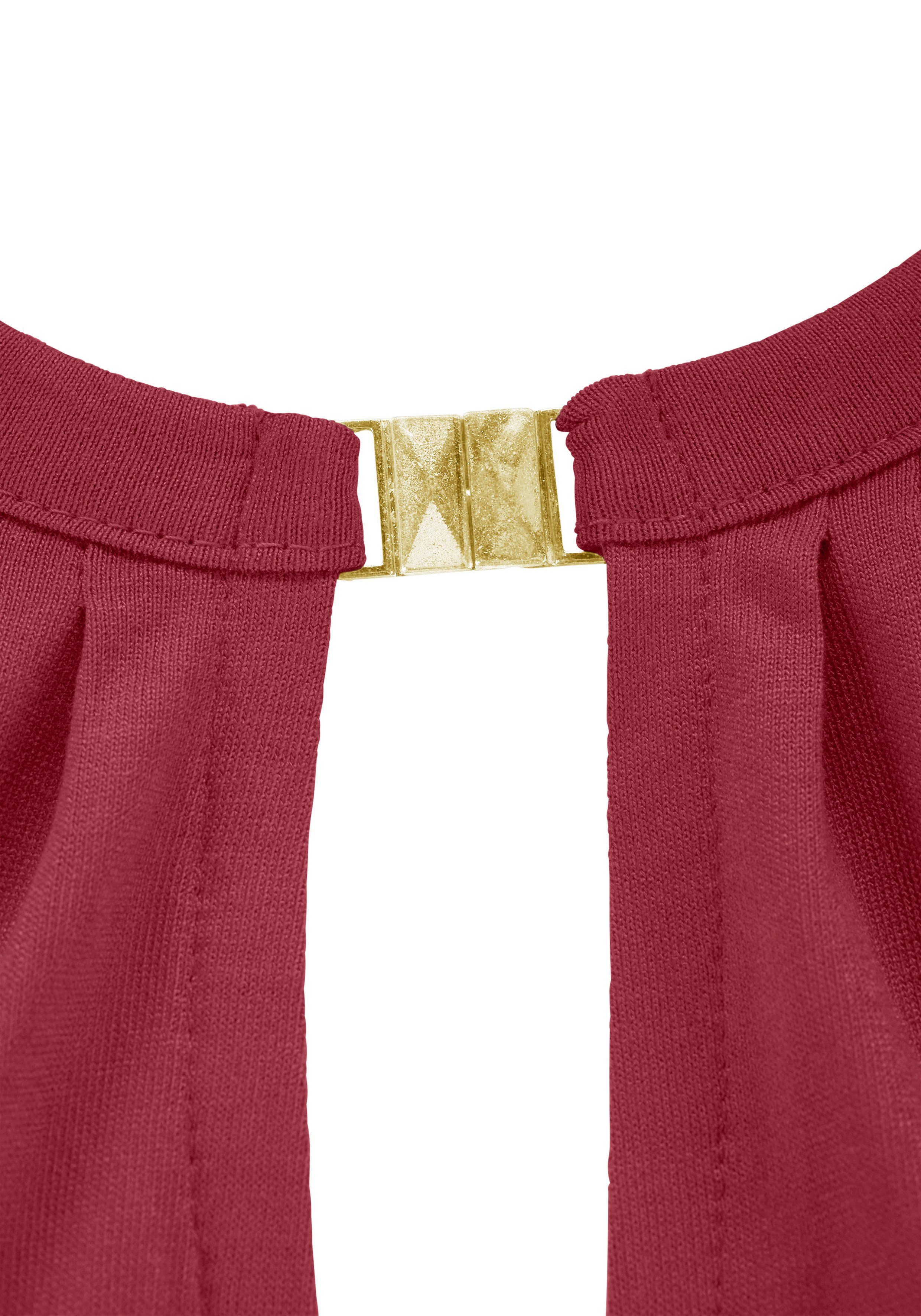 Lascana Tanktop met decoratief accessoire, casual blousetop, elegant