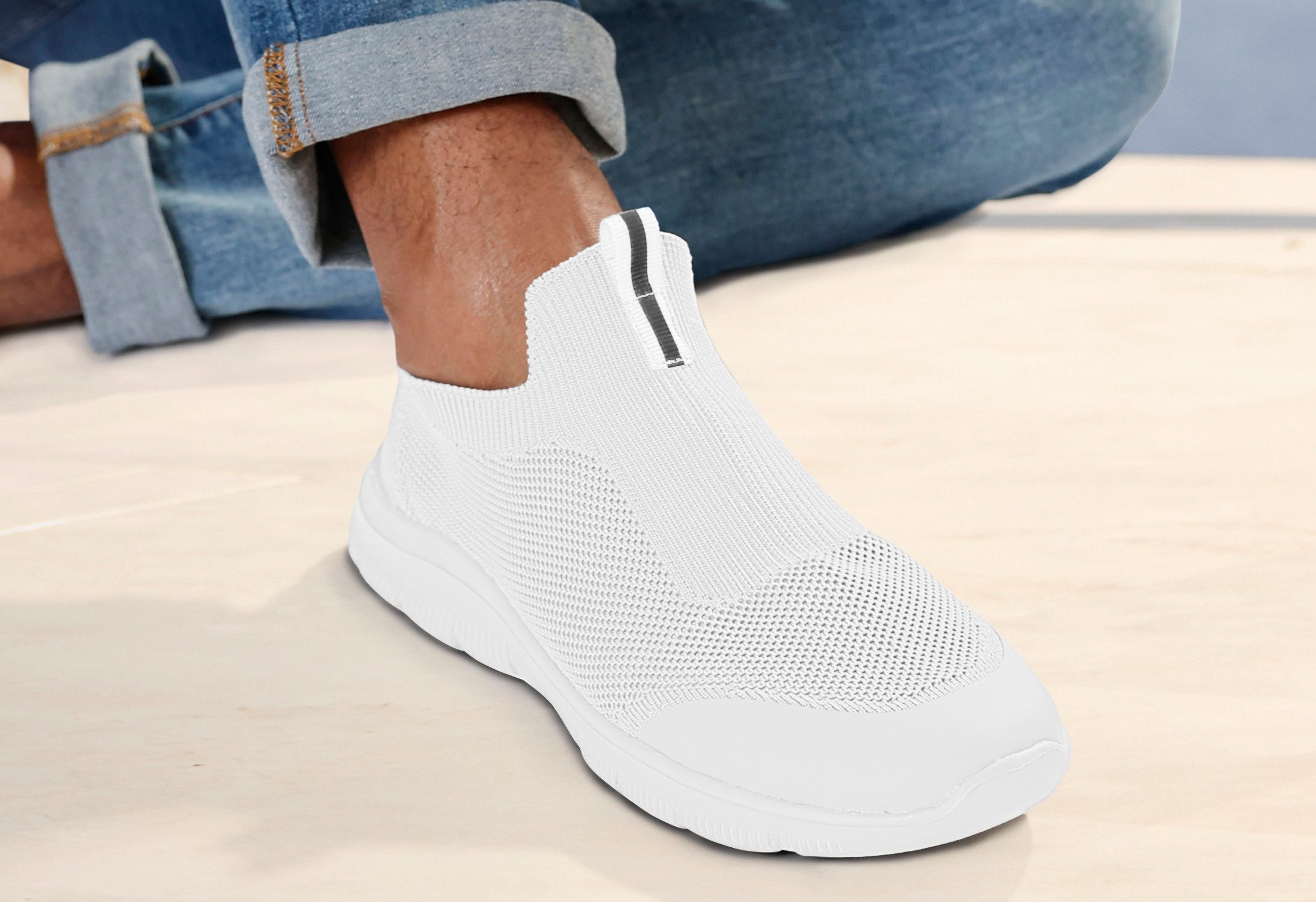 John Devin Sneakers Slipper, vrijetijdsschoen, sneaker met ultralichte zool Unisex VEGAN