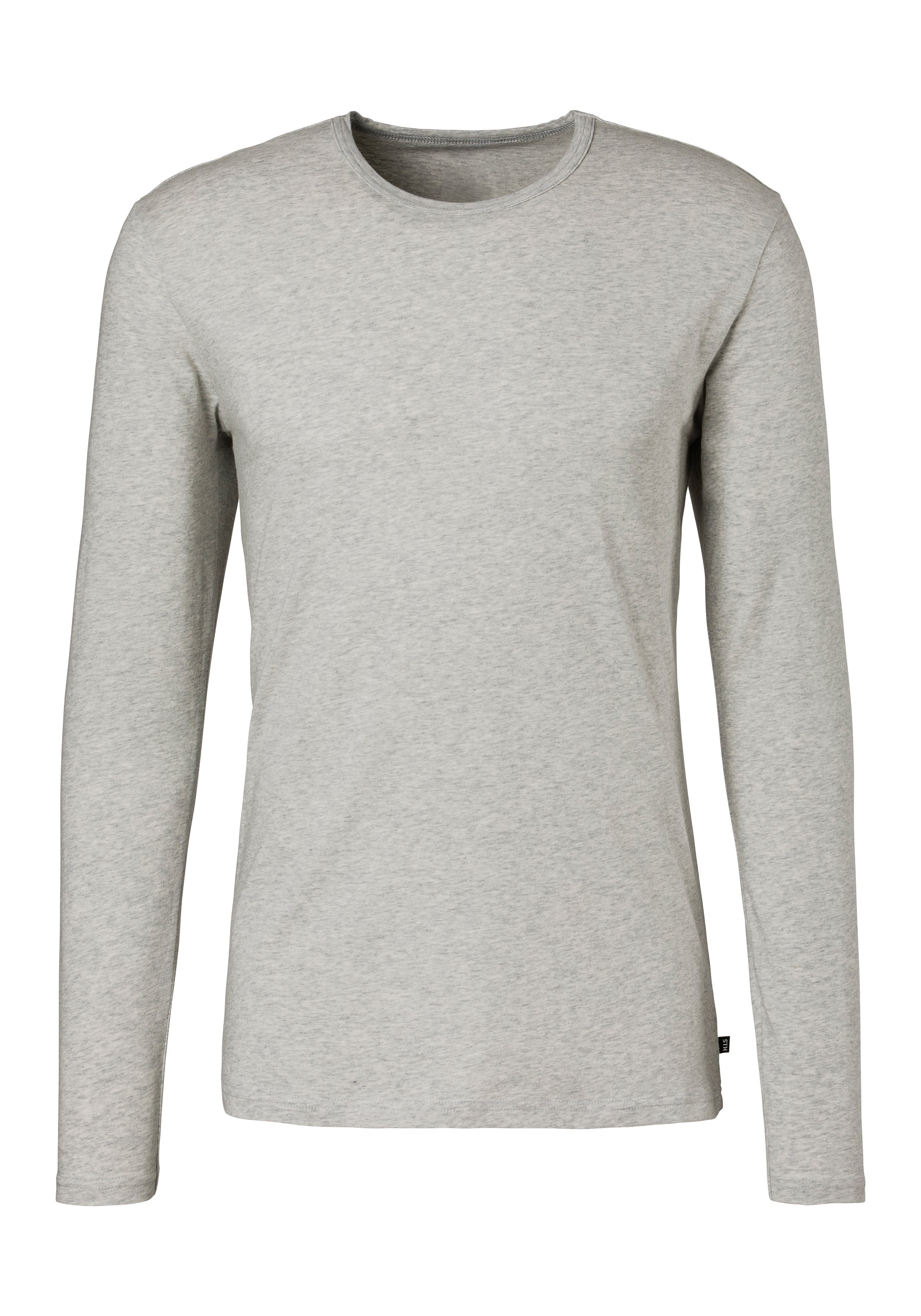 H.I.S Shirt met lange mouwen Dubbelpack onderhemd van katoenmix (2-delig, Set van 2)