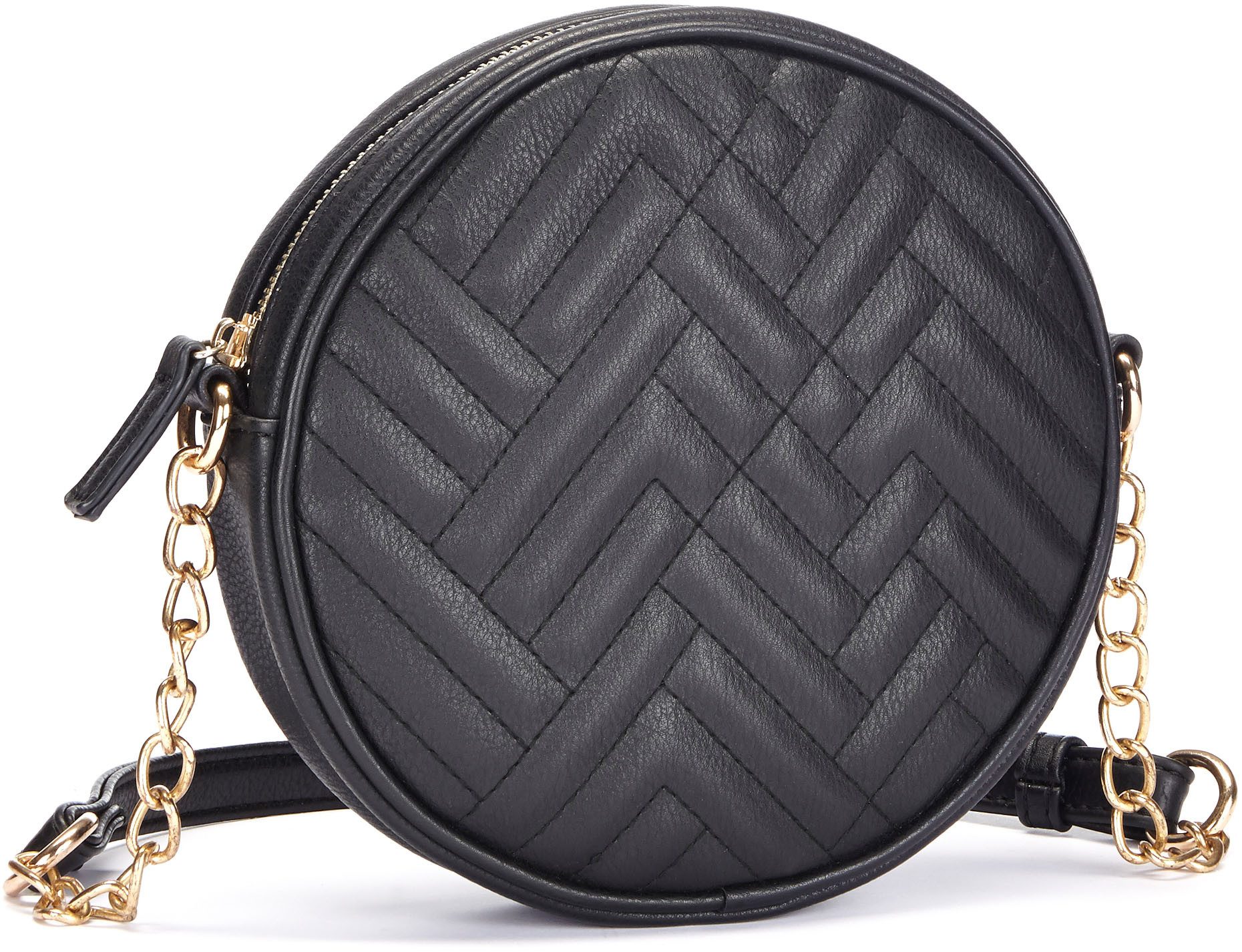 Lascana Schoudertas kleine ronde handtas, minibag vegan