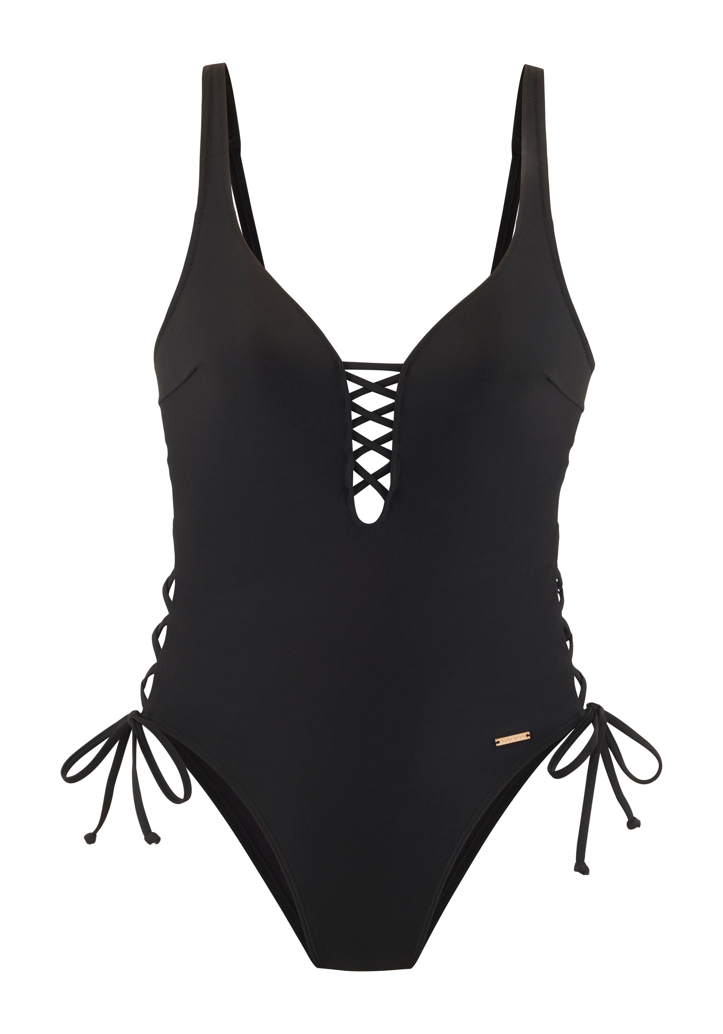 Bruno Banani Badpak met sierveters
