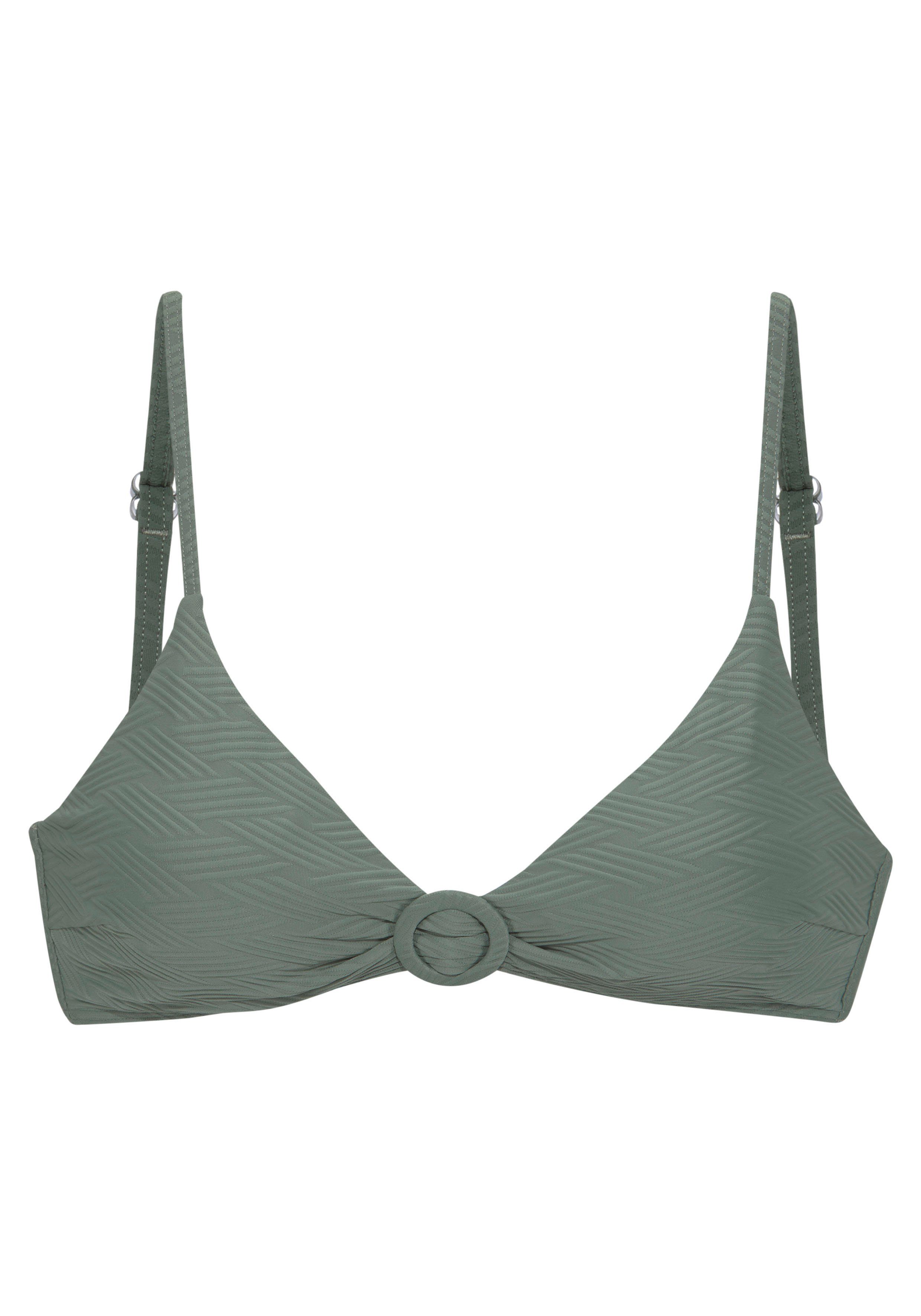 Sunseeker Triangel-bikinitop Loretta met structuurpatroon