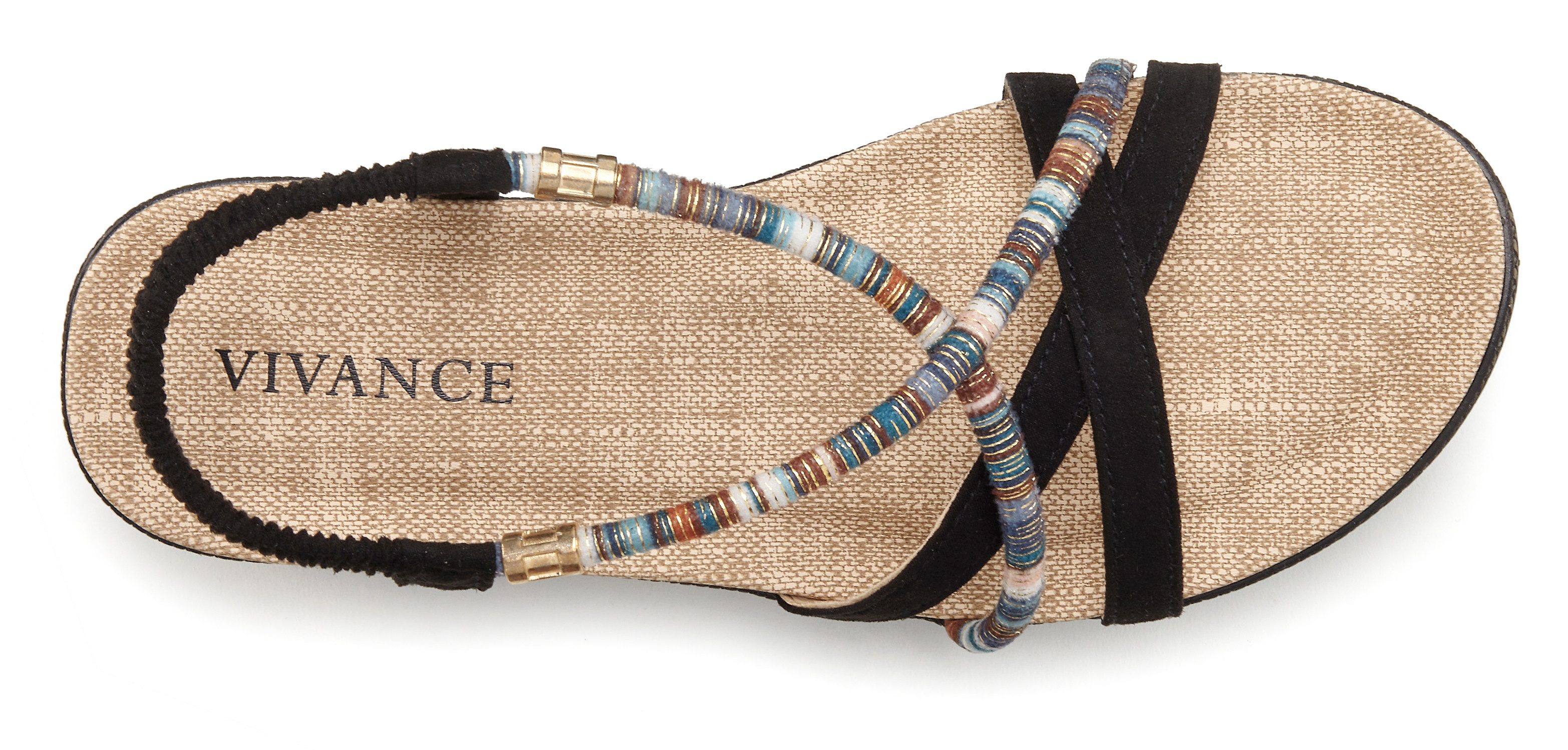 Vivance Sandalen Zomerschoen met subtiele sierdetails, sandaal, zomerschoen vegan