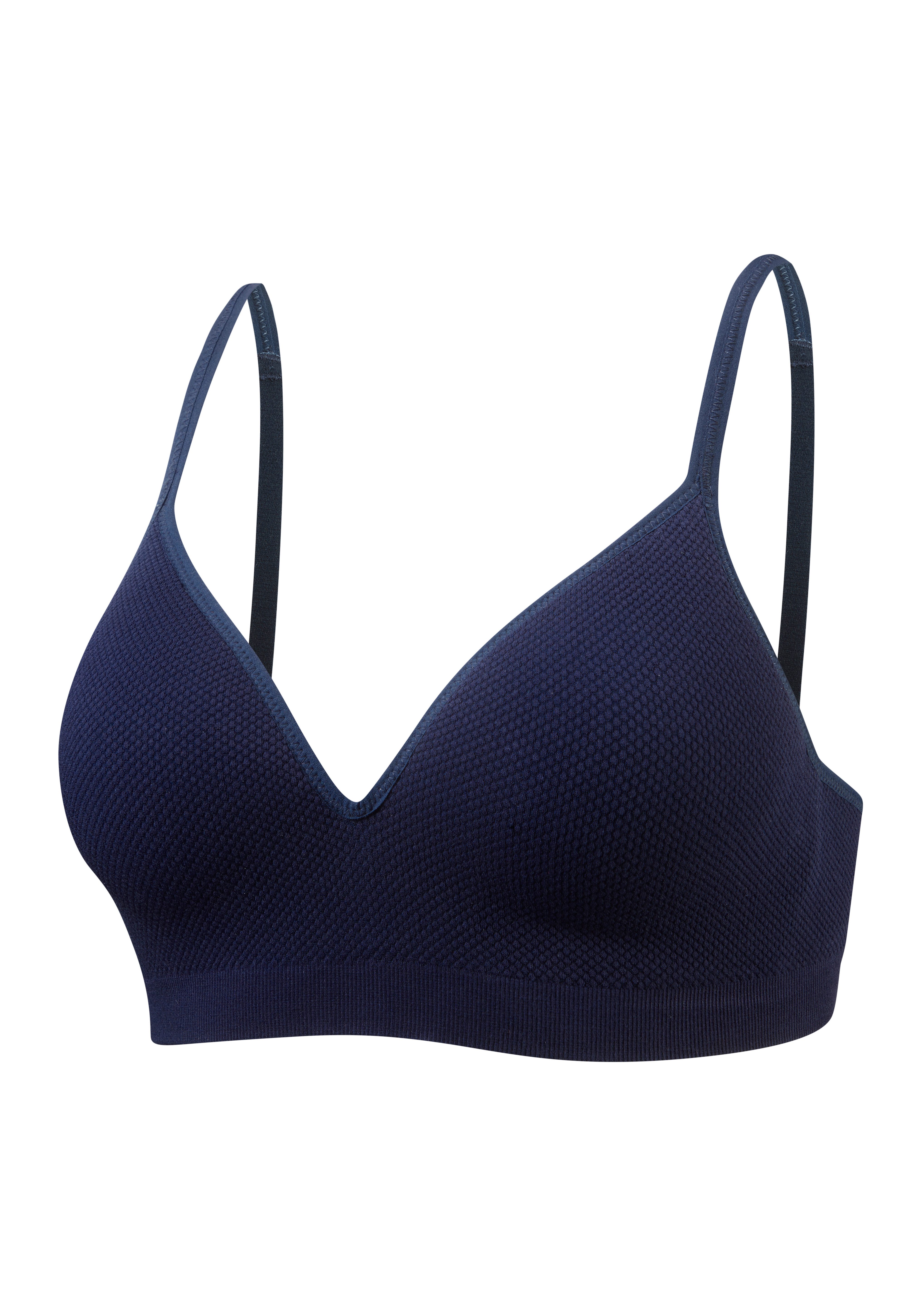 Lascana Push-up-bh COMFY BRA zonder beugels in zachte katoenen stof, basic lingerie