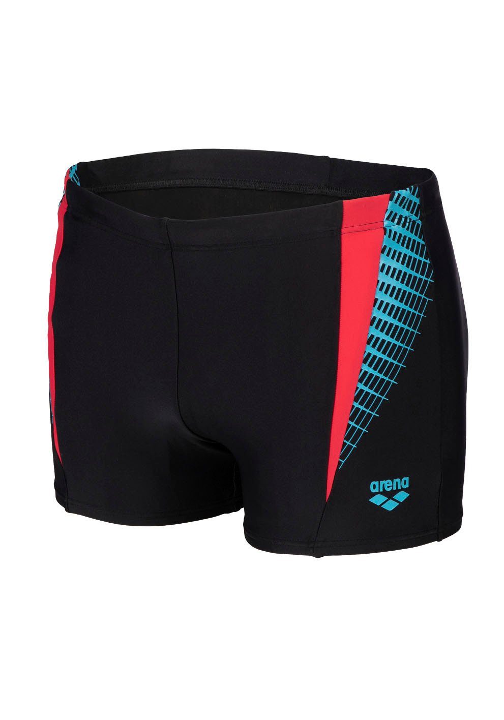 Arena Zwemboxer M THREEFOLD SHORT R met contrastkleurige inzetten