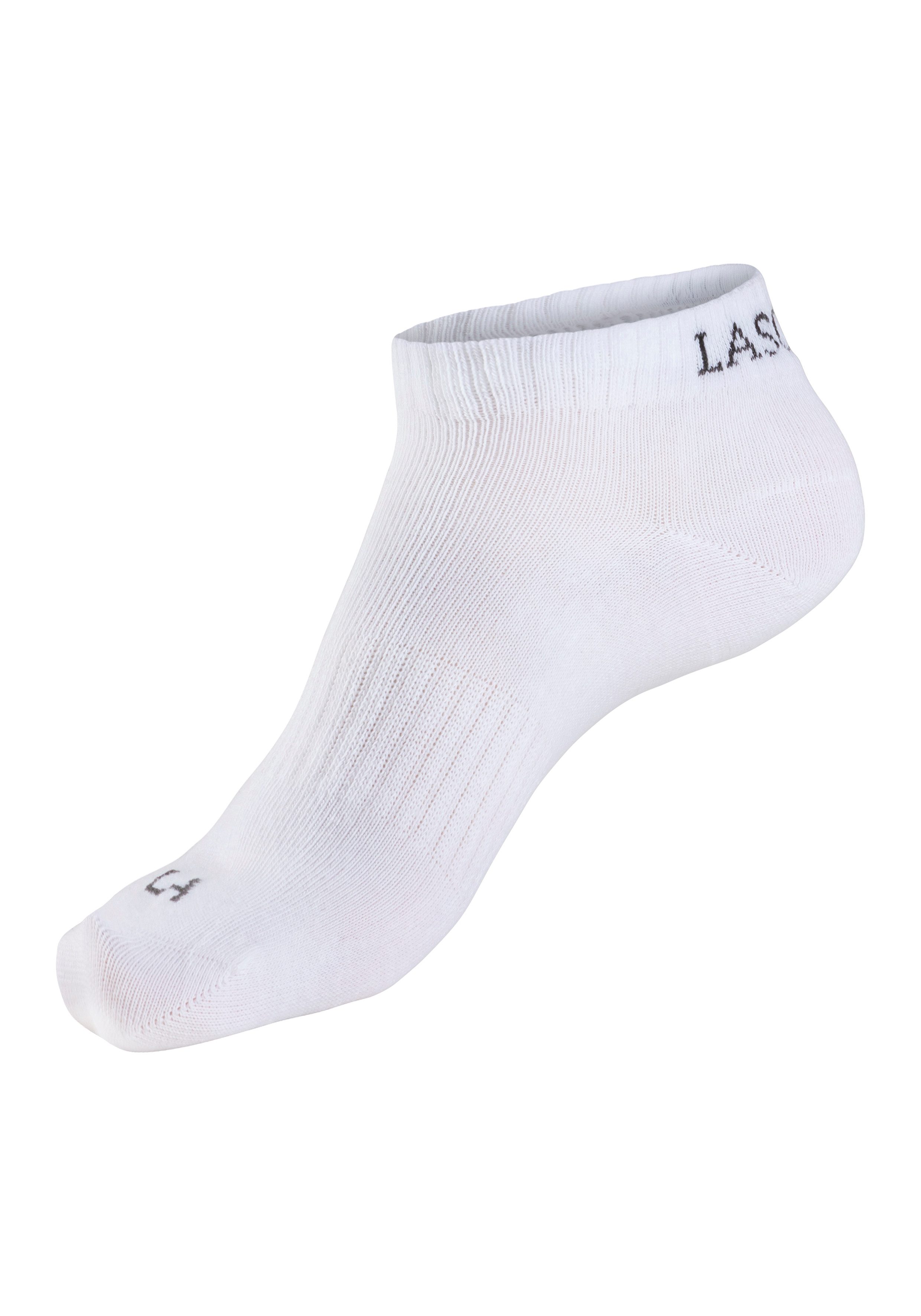 active by Lascana Sneakersokken met ingebreid merklogo (set, 6 paar)