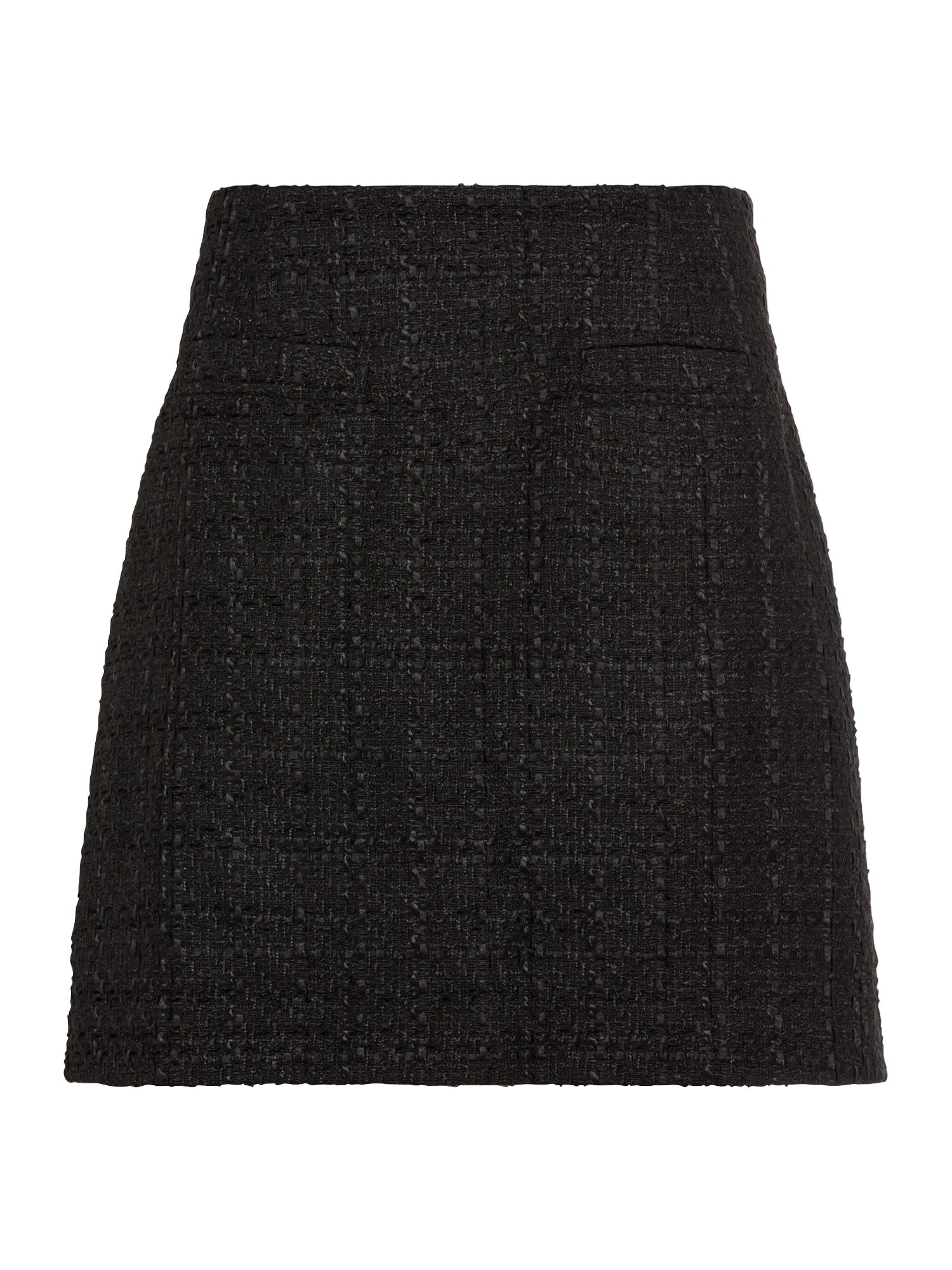Lascana Minirok in bouclé-look, ruitpatroon, casual-chic, elegant