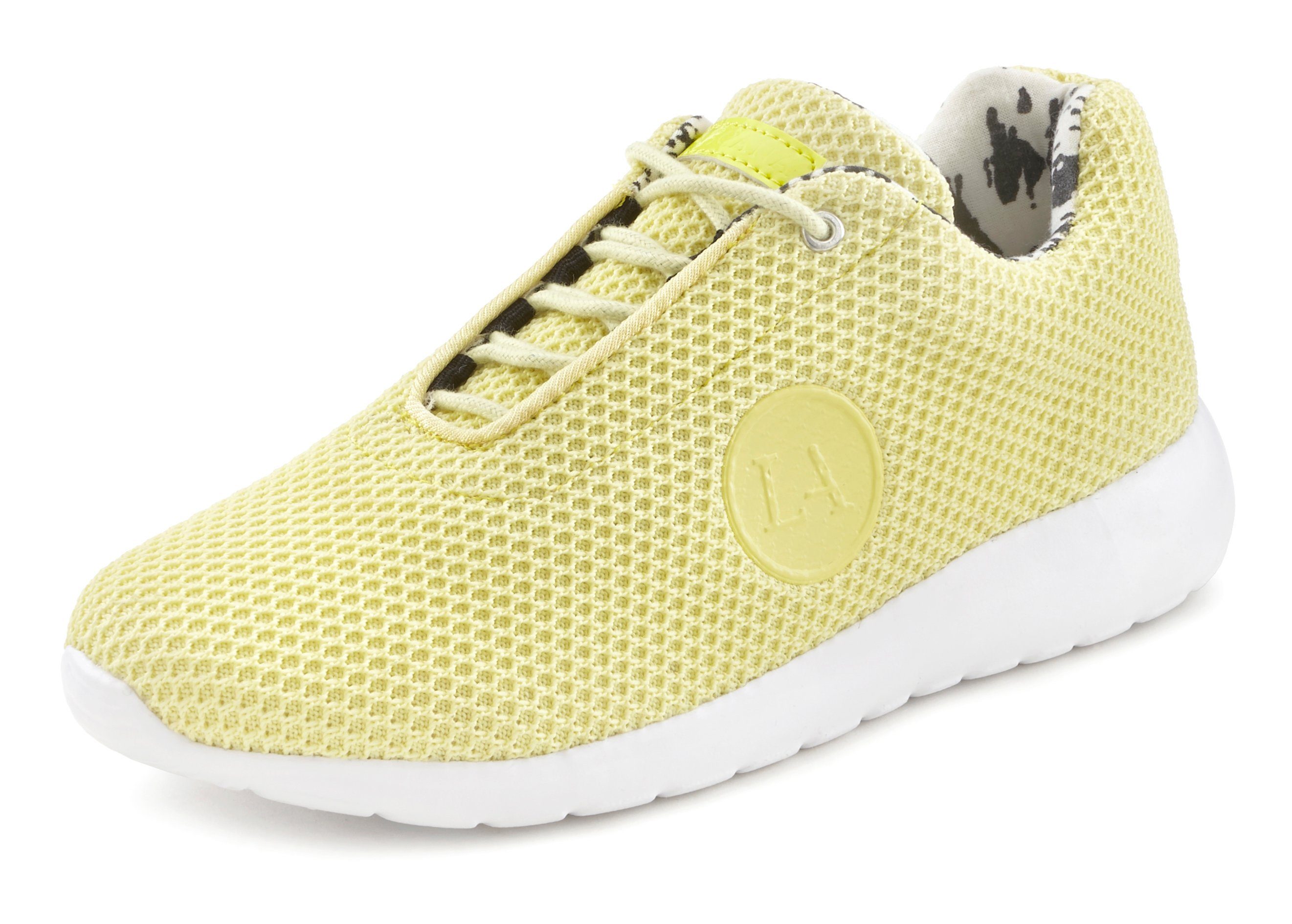 active by Lascana Sneakers met comfort-binnenzool, veterschoen, vrijetijdsschoen vegan
