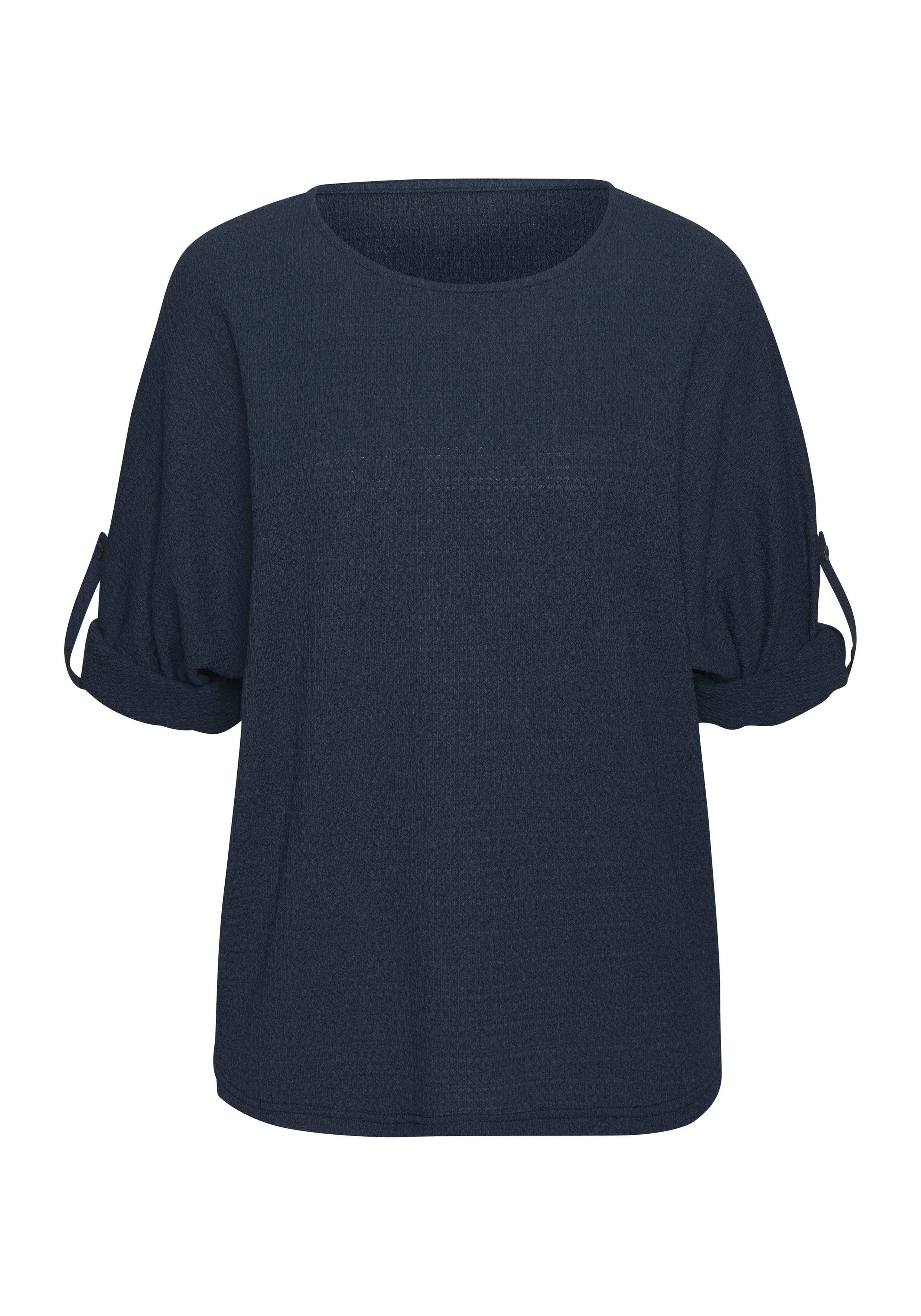 Vivance 2-in-1-shirt Om op te rollen van kreukvrije crêpe-kwaliteit