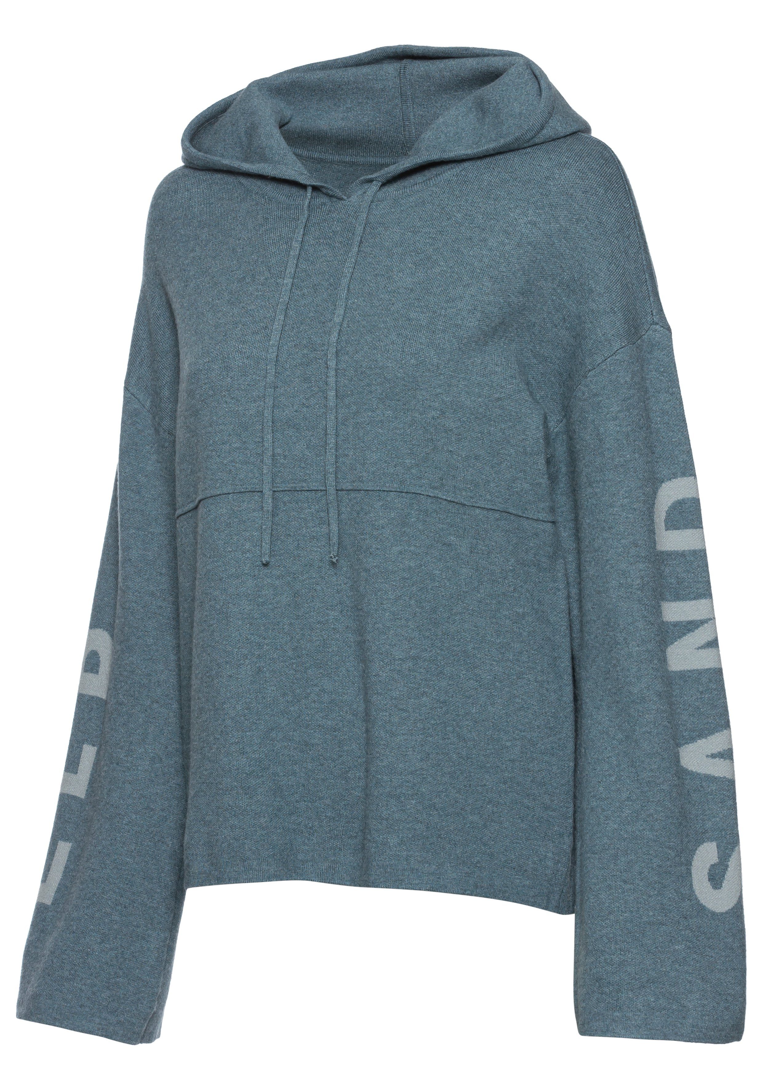 Elbsand Hoodie Gebreide trui met ingebreid logo, loungewear