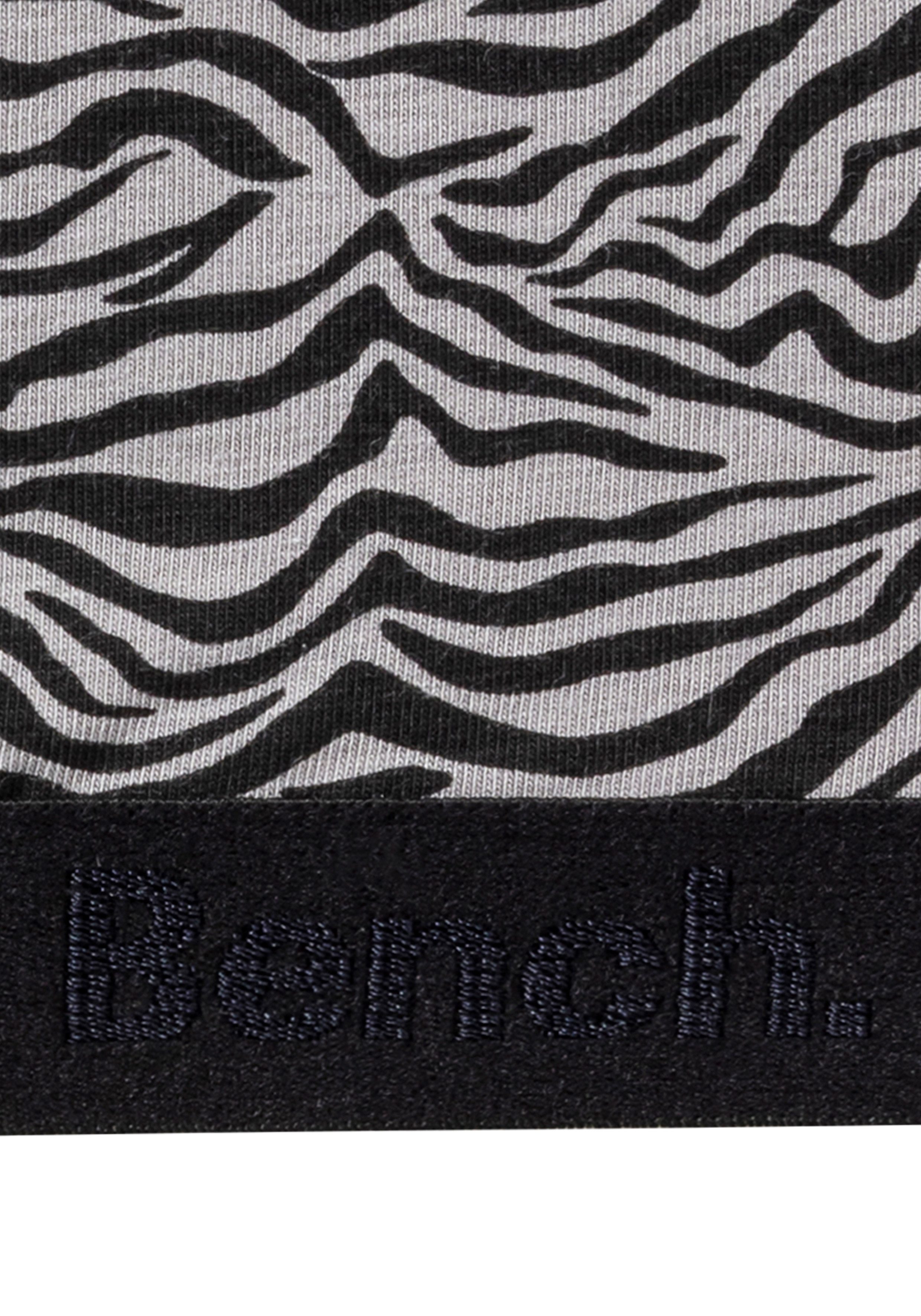 Bench. Set: Bustier met tonig zebrapatroon (4-delig, Met hipster)